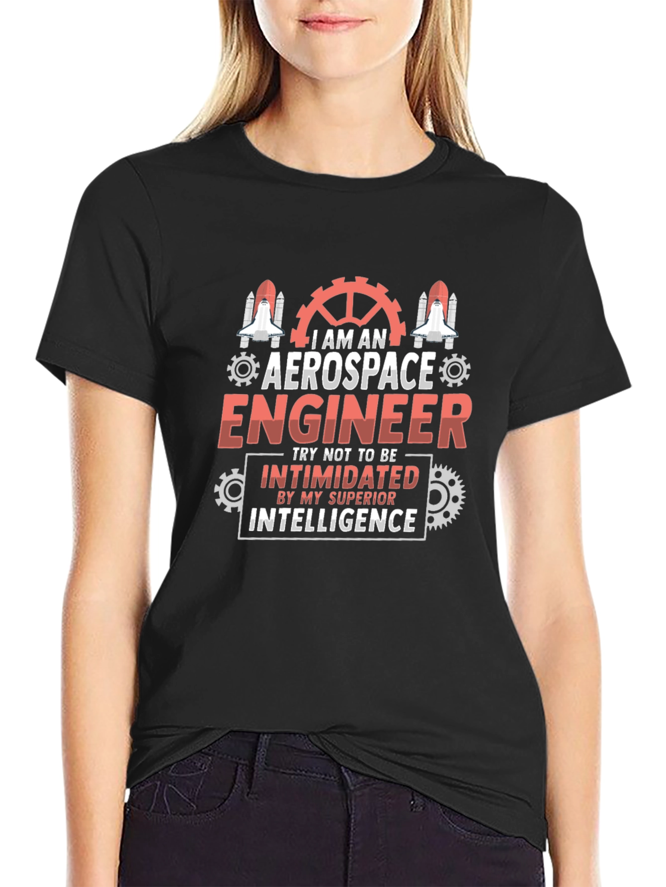 Aerospace Engineer T-Shirt - Superior Intelligence Graphic Tee