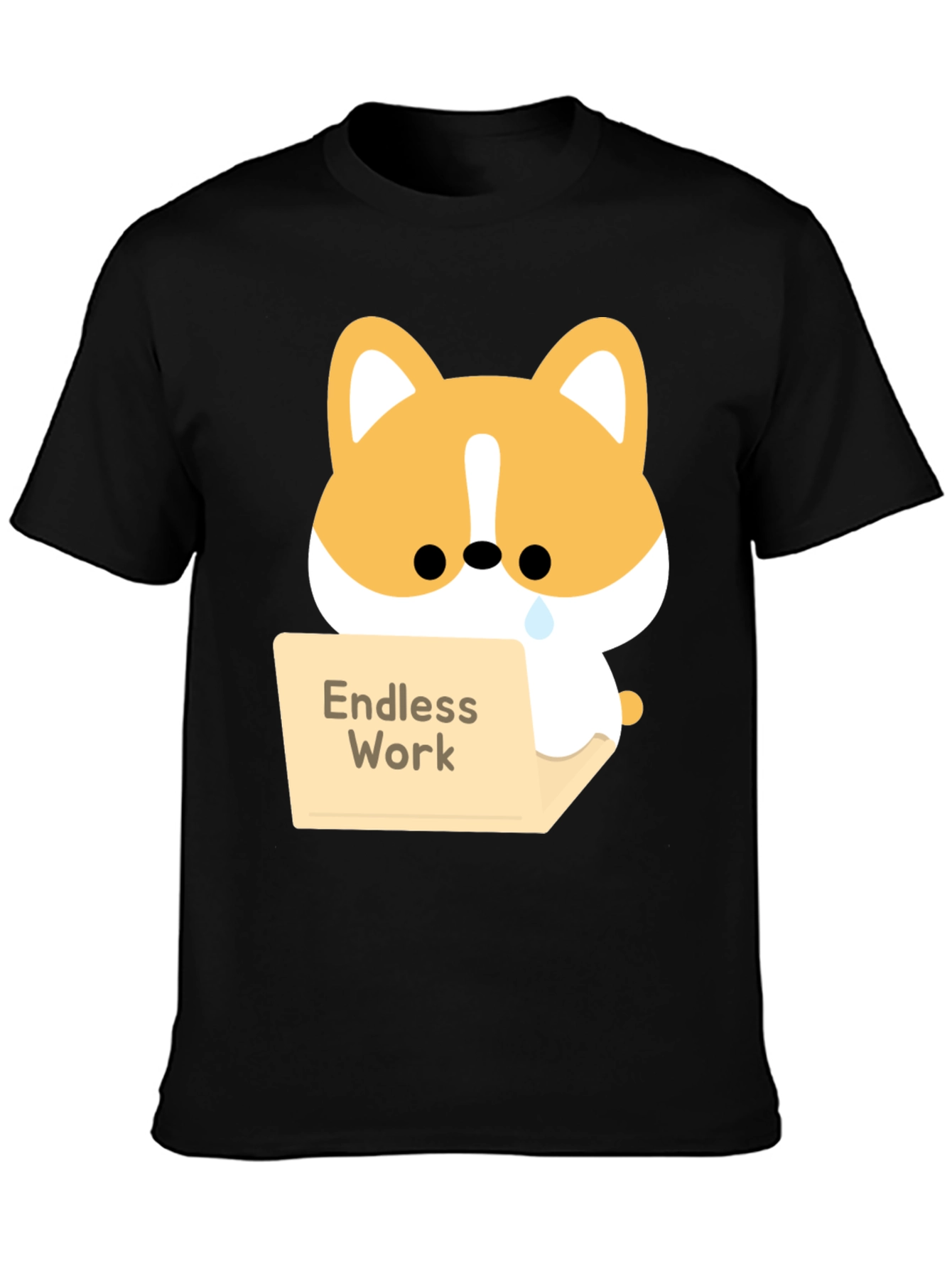 Endless Work Corgi T-Shirt