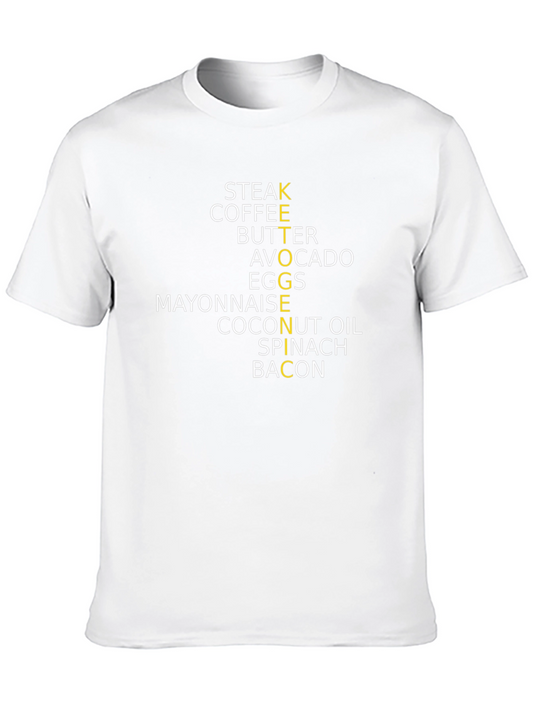 Keto Diet Food List Black T-Shirt