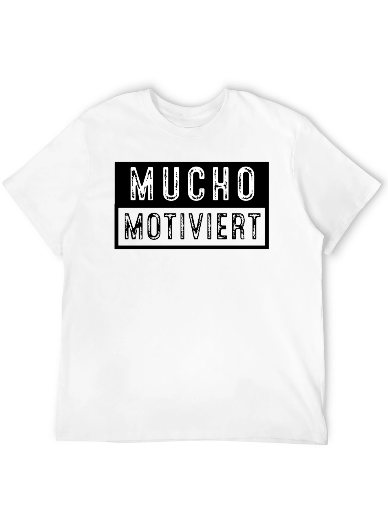 Mucho Motiviert Graphic Tee - Mens Black T-Shirt