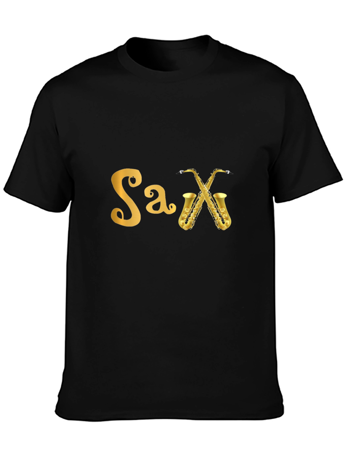 Saxophone Graphic Tee - Musical Instrument T-Shirt