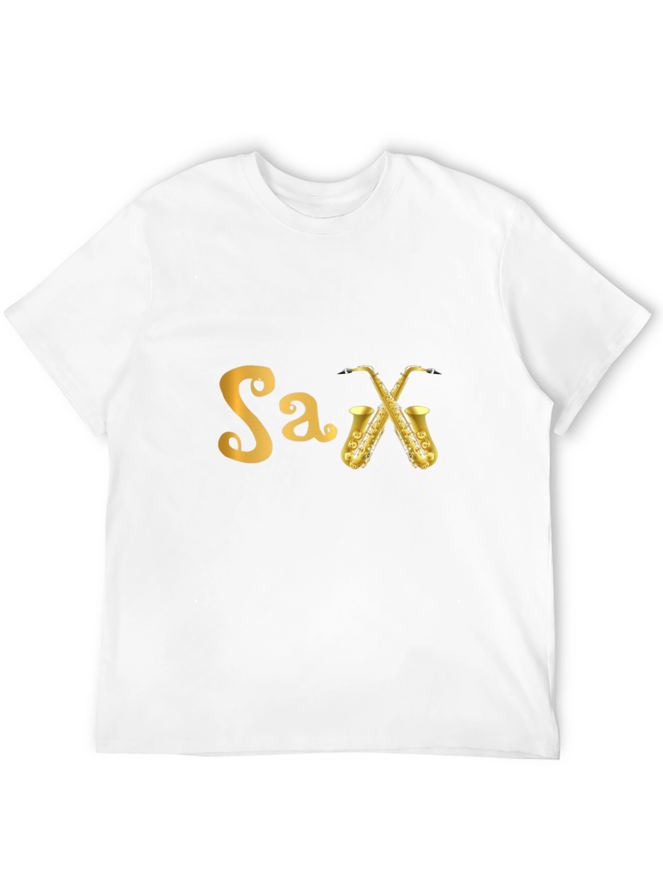 Saxophone Graphic Tee - Musical Instrument T-Shirt