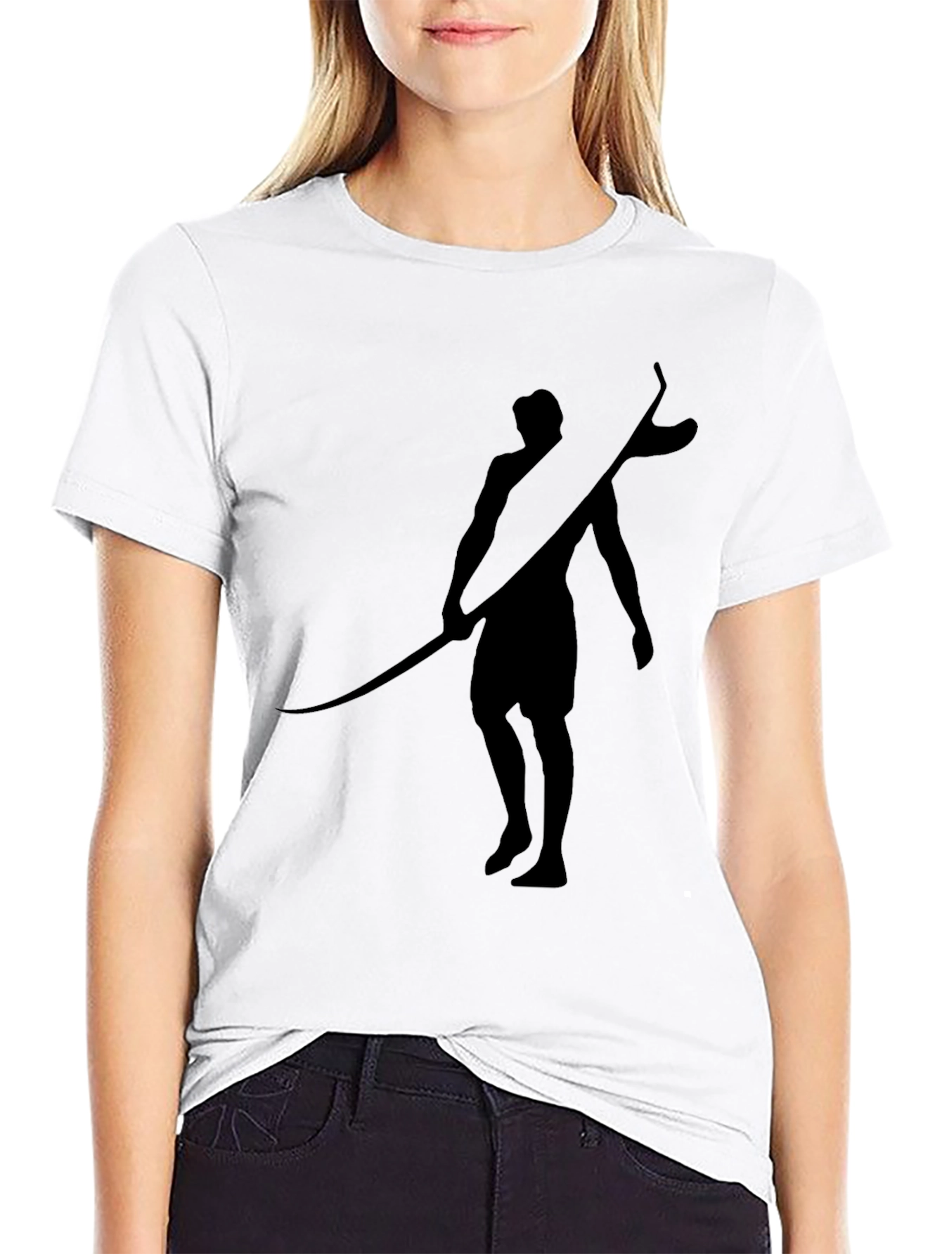 Black Surfer Graphic Tee
