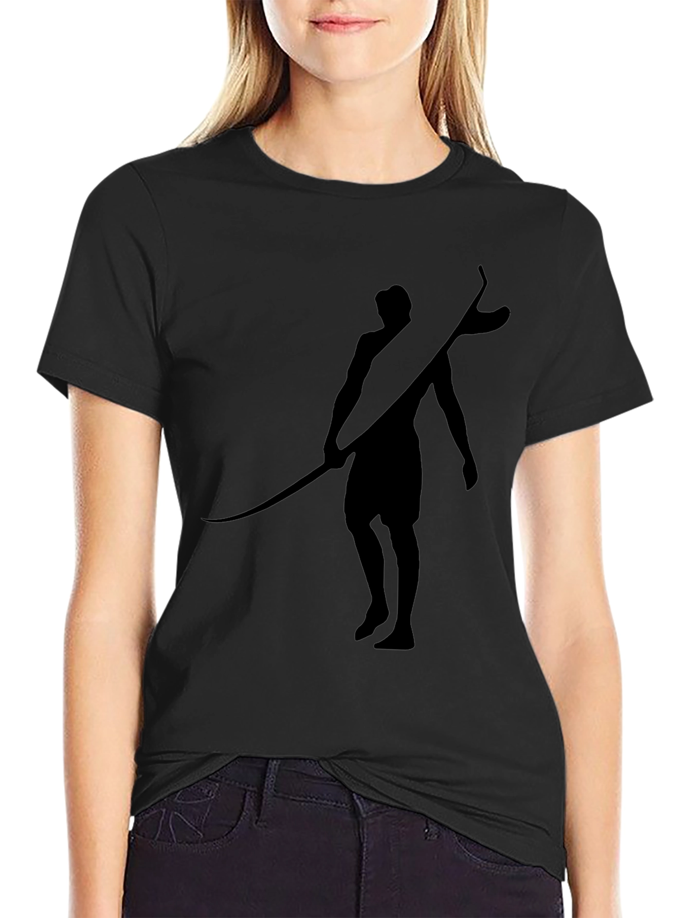 Black Surfer Graphic Tee