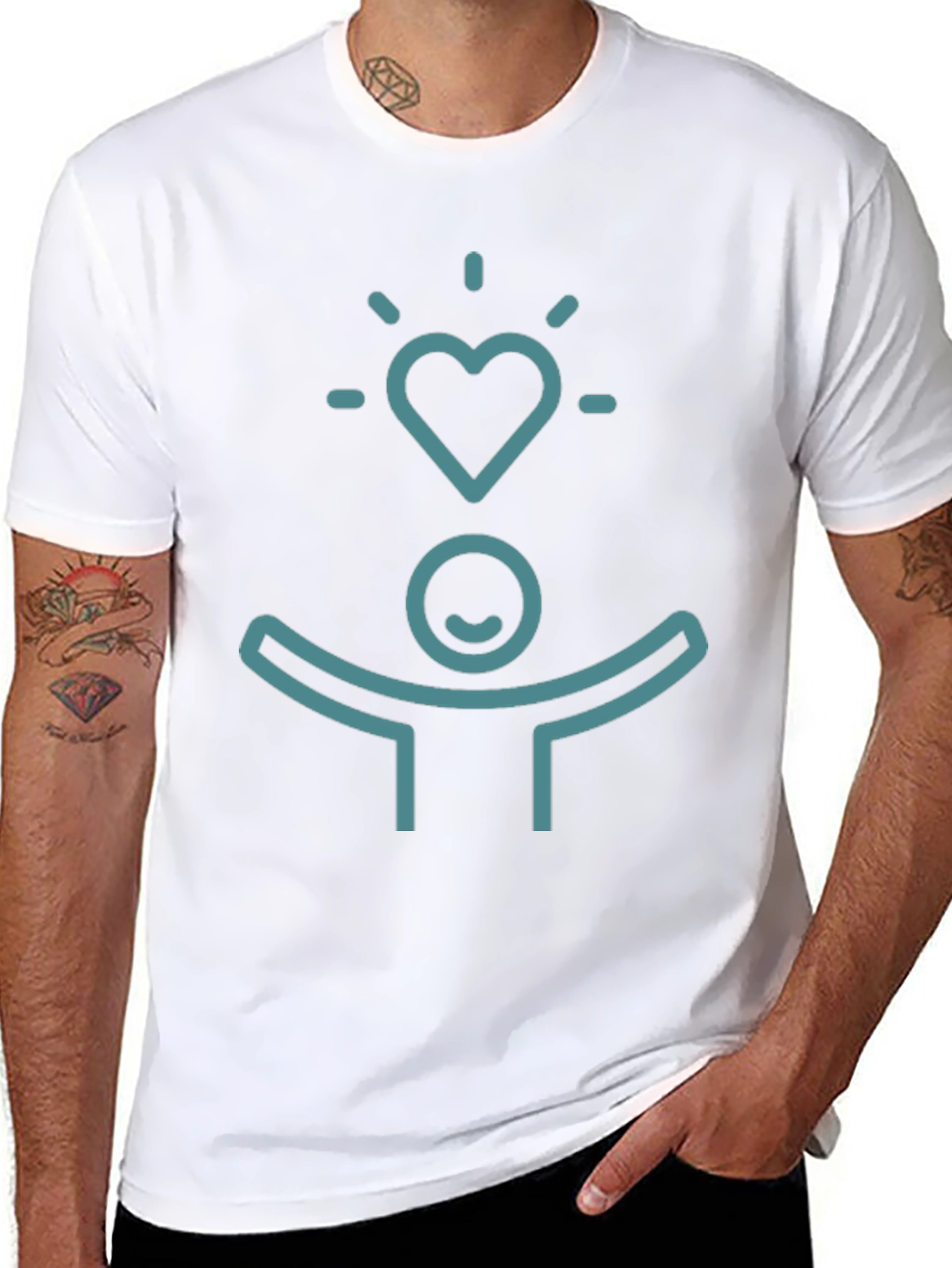 Heart & Soul Graphic Black T-Shirt