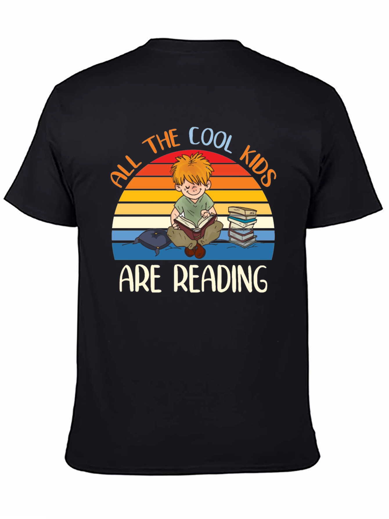 Cool Kids Reading Graphic T-Shirt