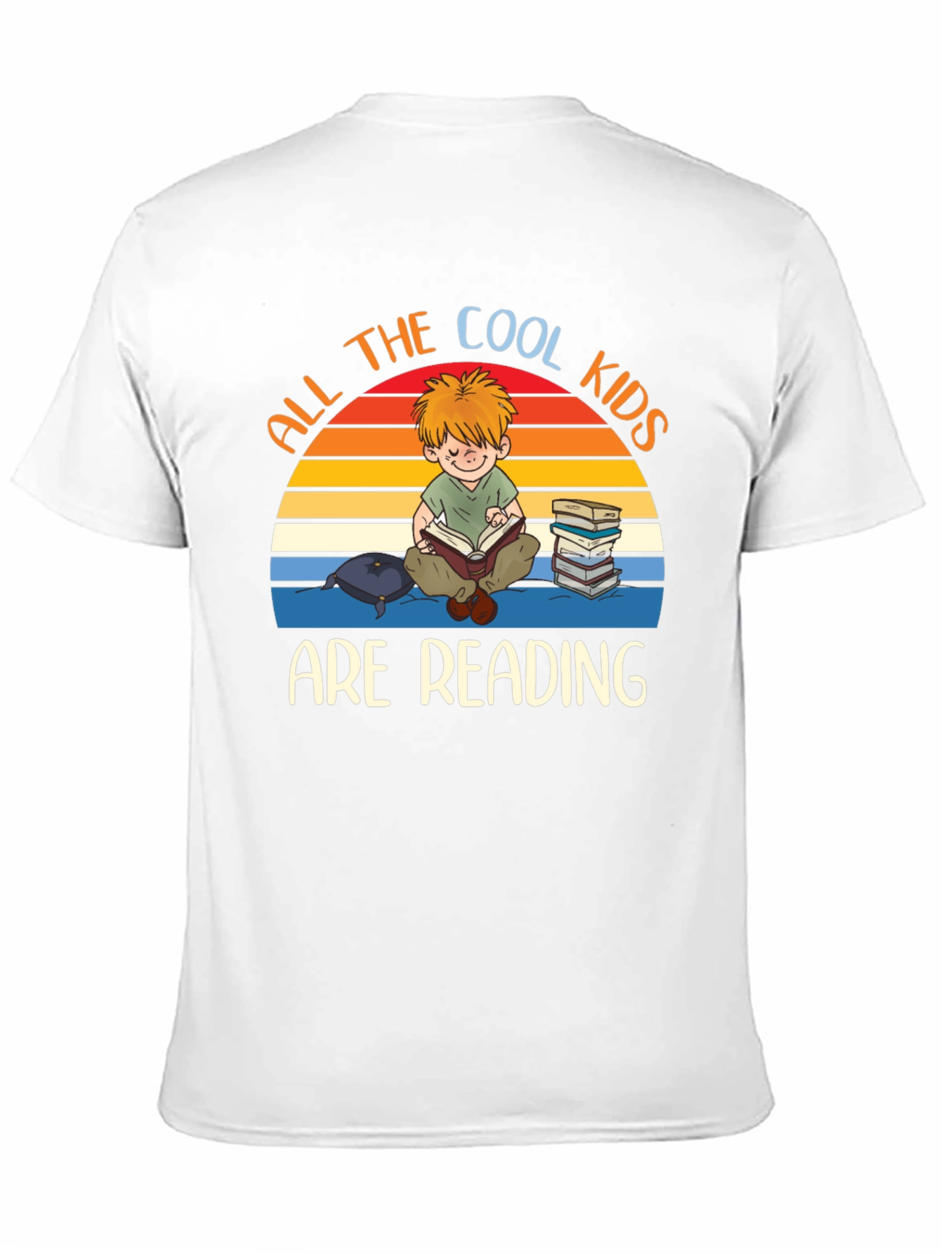 Cool Kids Reading Graphic T-Shirt