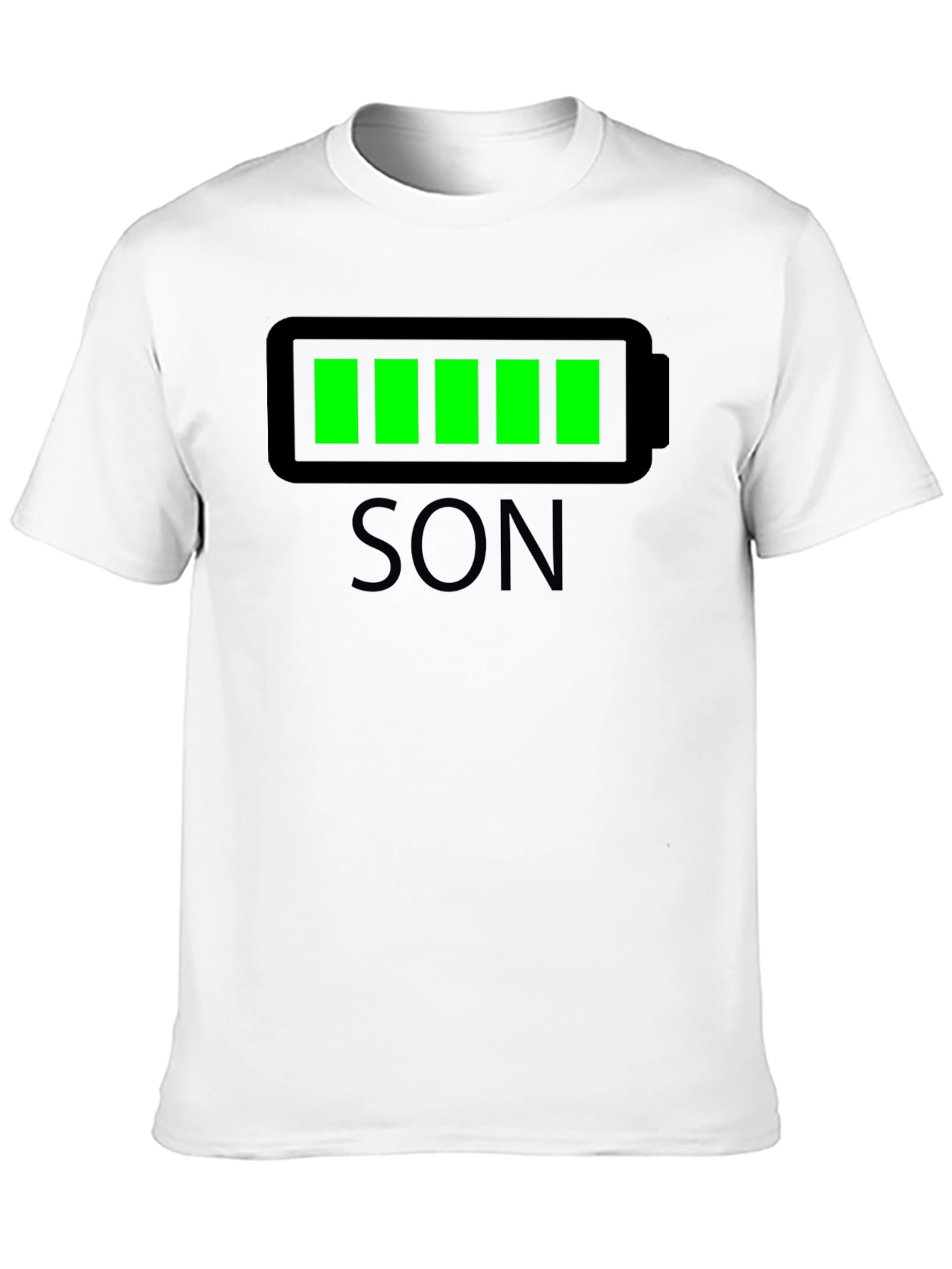 Full Battery Son Black Graphic Tee
