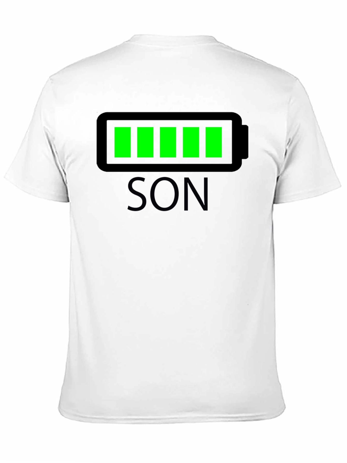 Full Battery Son Black Graphic Tee