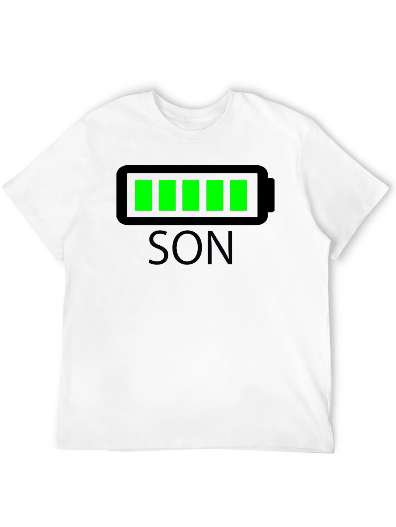 Full Battery Son Black Graphic Tee