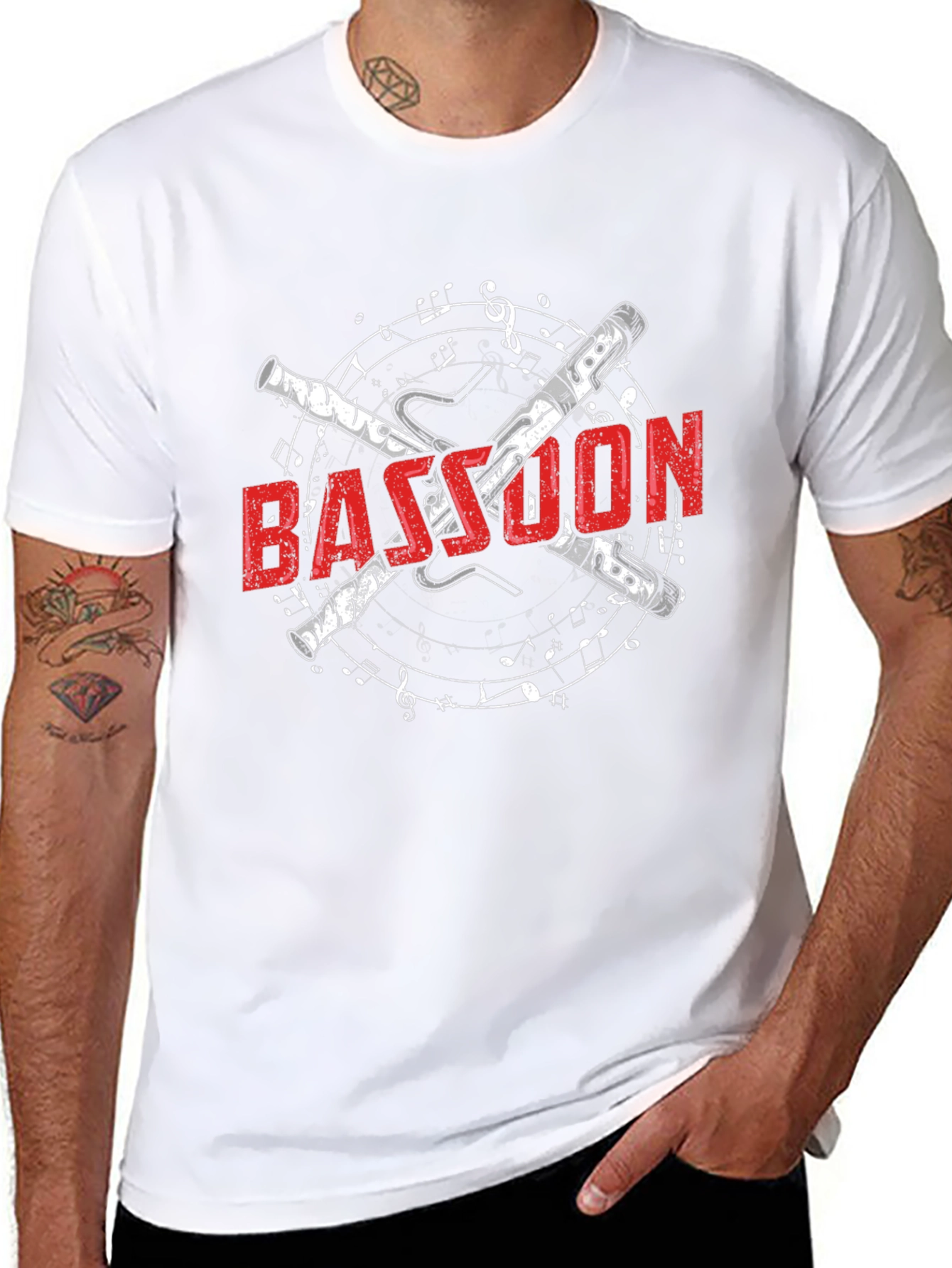 Bassoon Music T-Shirt - Musical Instrument Tee