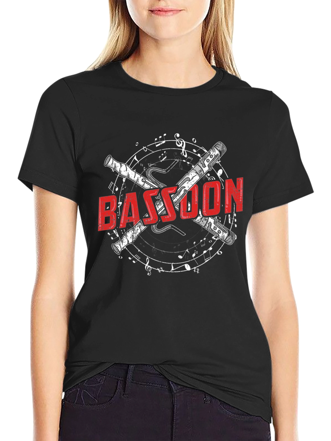 Bassoon Music T-Shirt - Musical Instrument Tee
