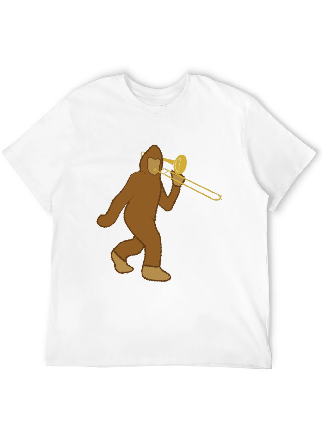 Bigfoot Trombone Player Graphic Tee