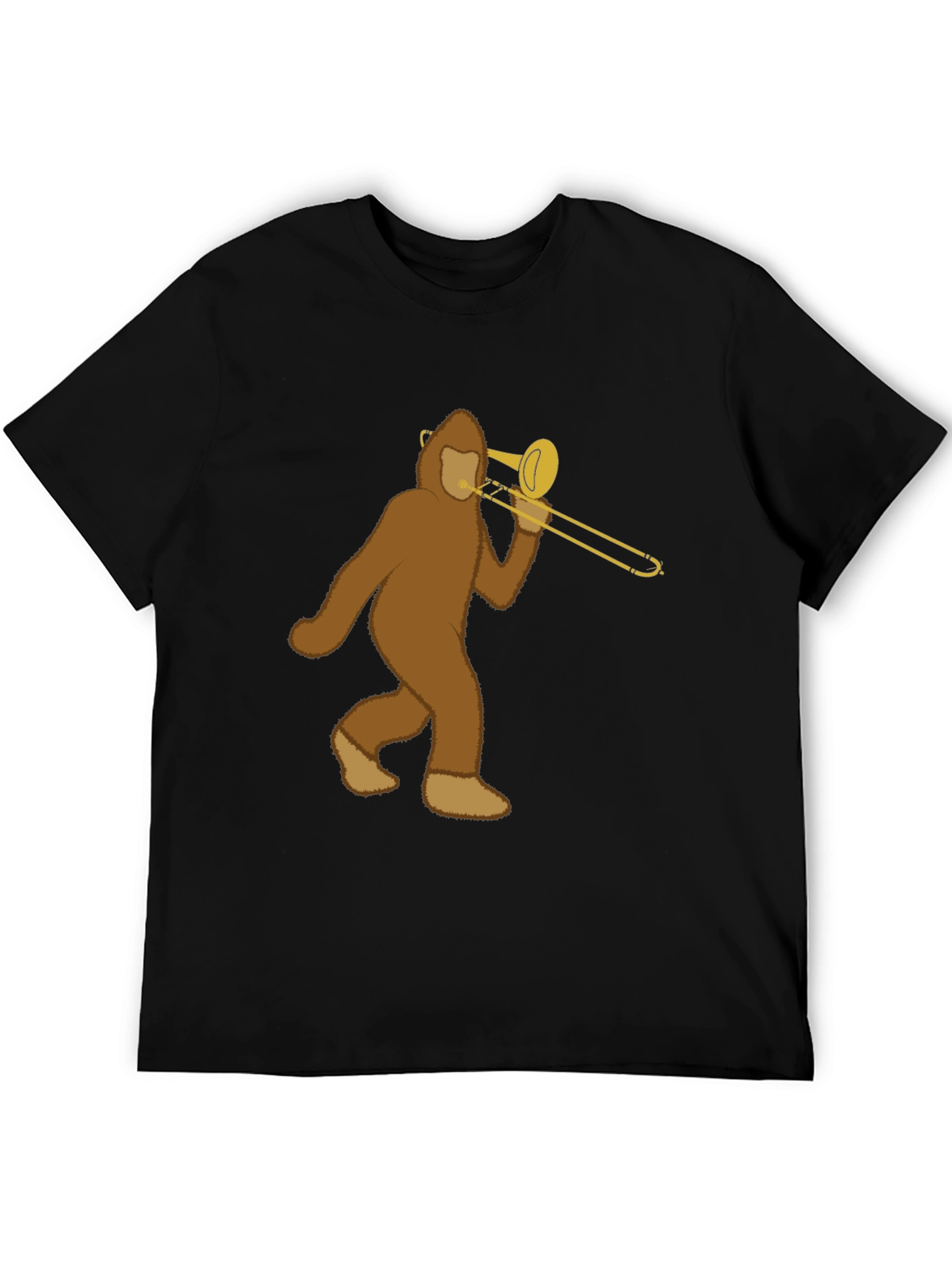 Bigfoot Trombone Player Graphic Tee