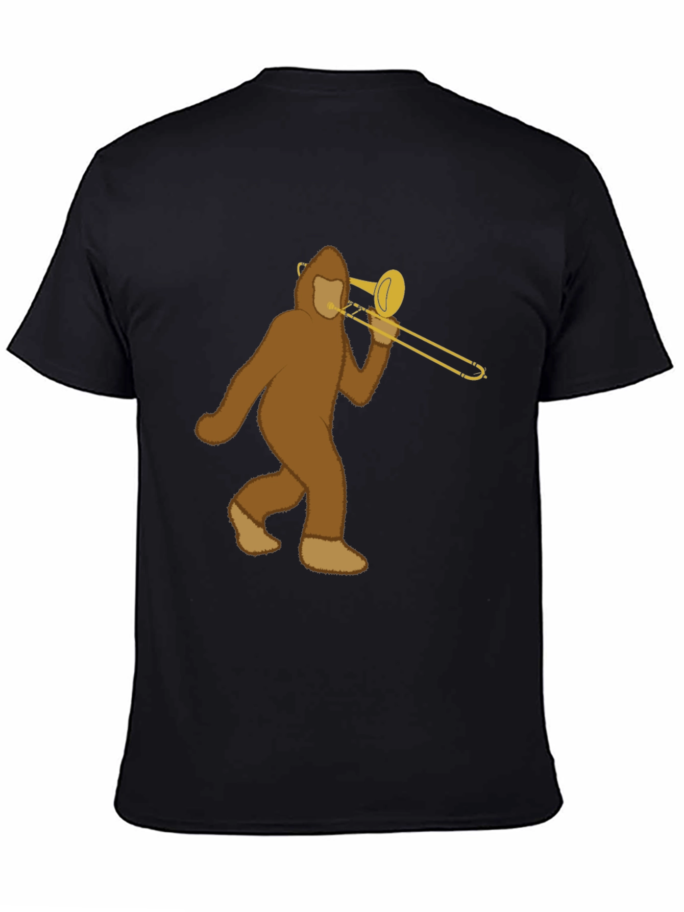 Bigfoot Trombone Player Graphic Tee