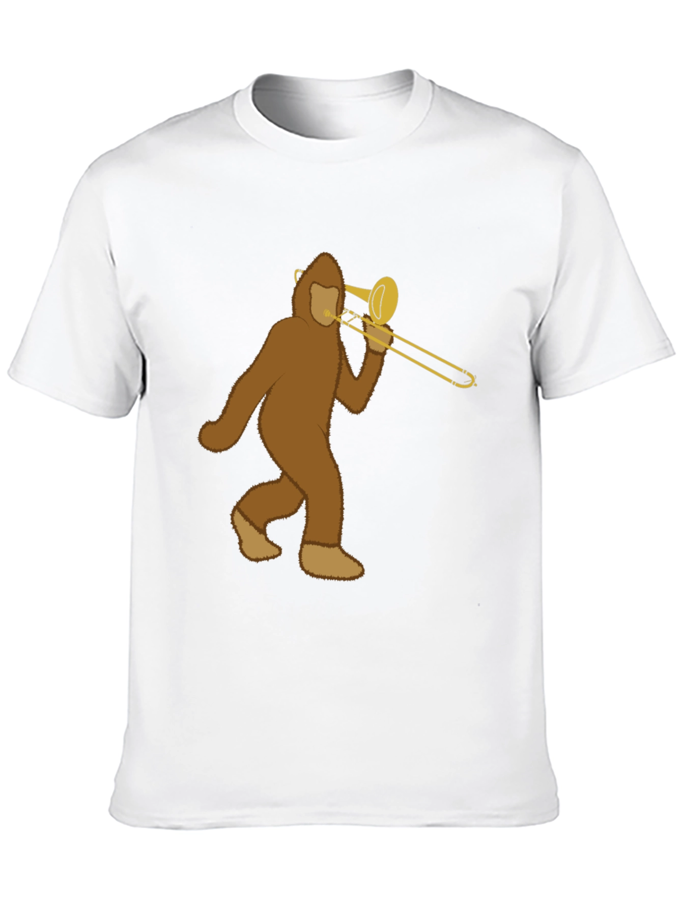 Bigfoot Trombone Player Graphic Tee