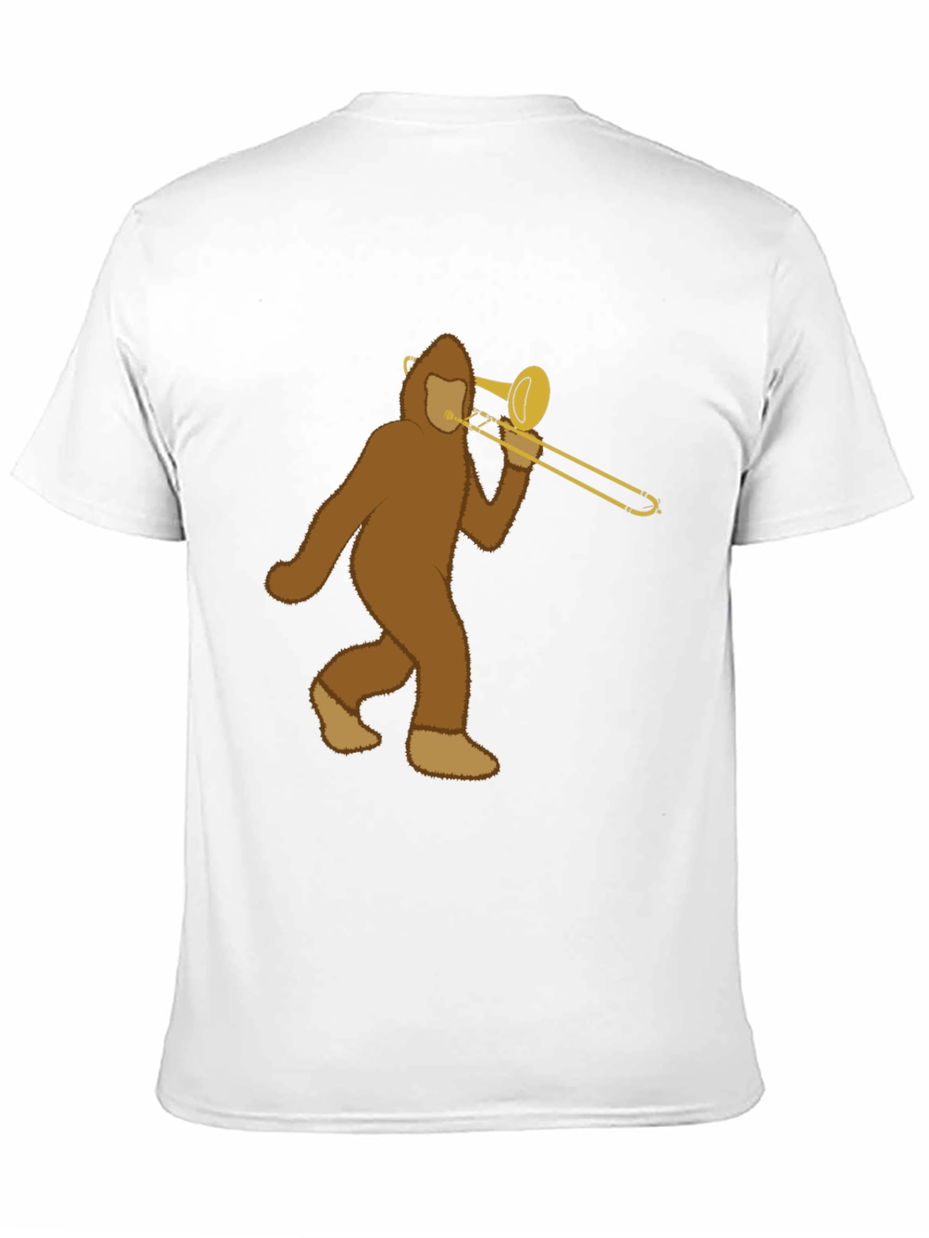 Bigfoot Trombone Player Graphic Tee