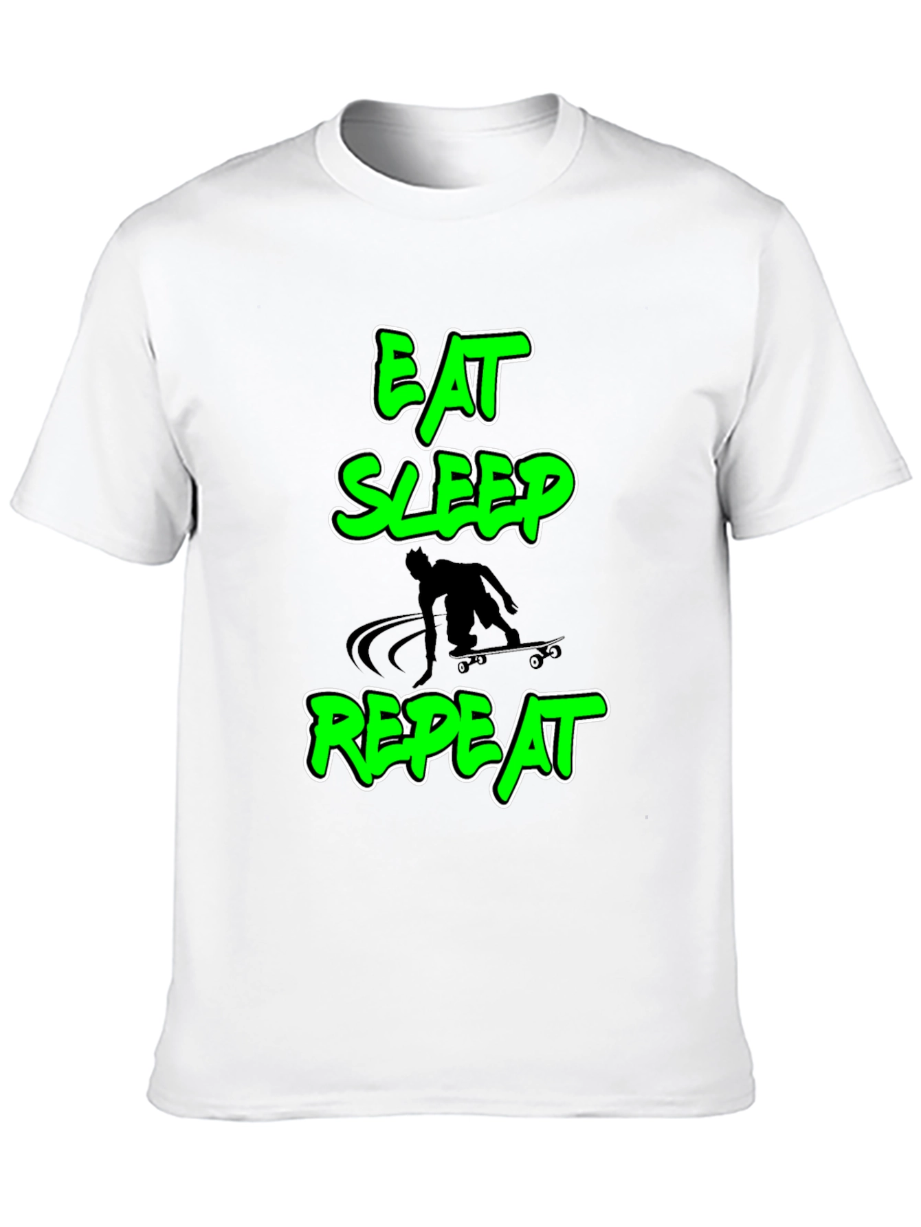 Eat Sleep Skate Repeat Graphic Tee