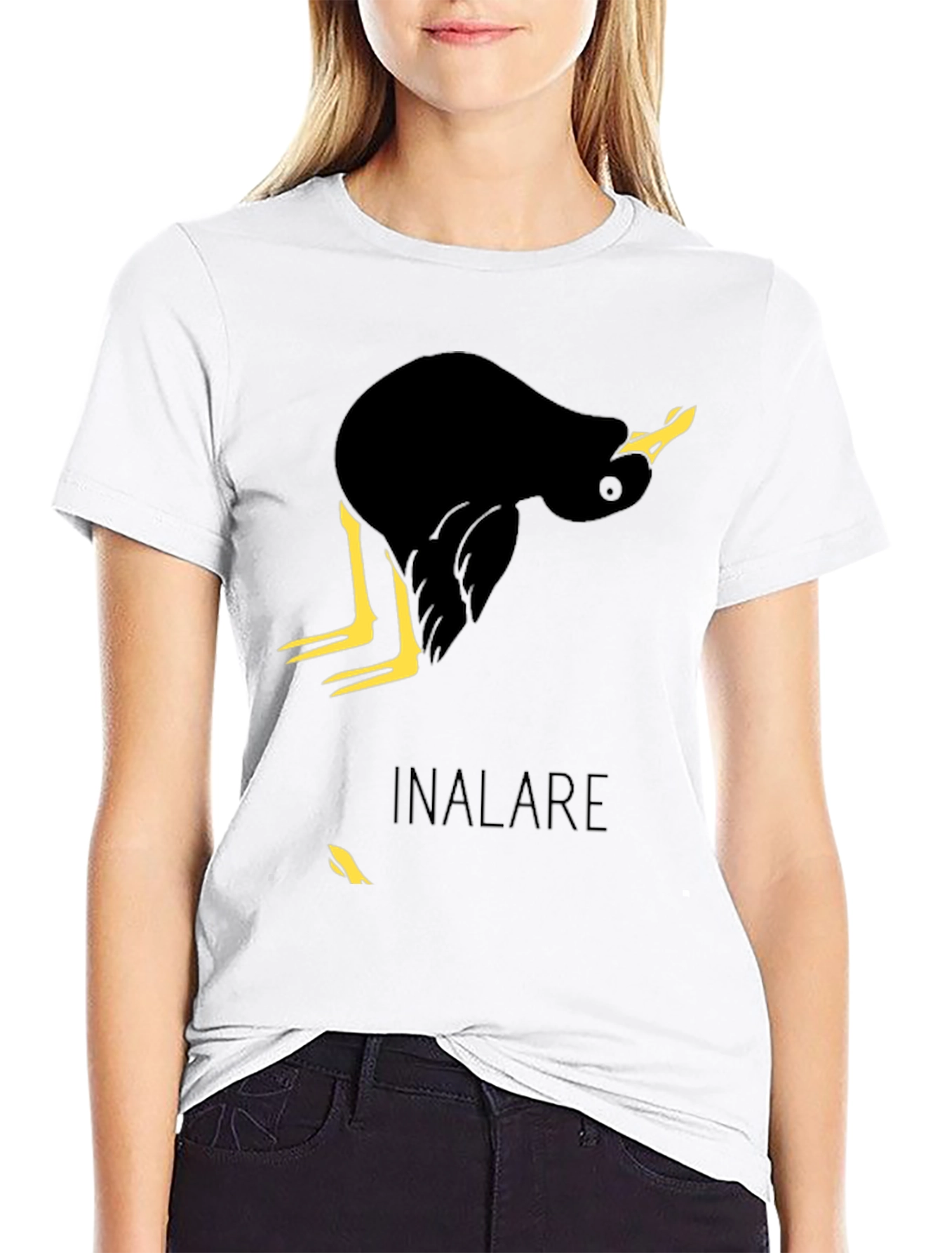 Black Bird Graphic Tee - Unisex Casual Style