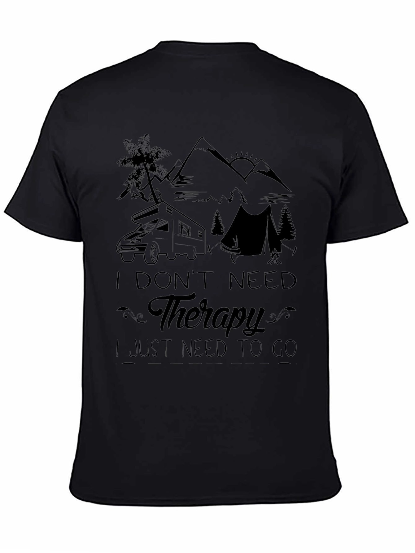 Therapy Camping Graphic Tee