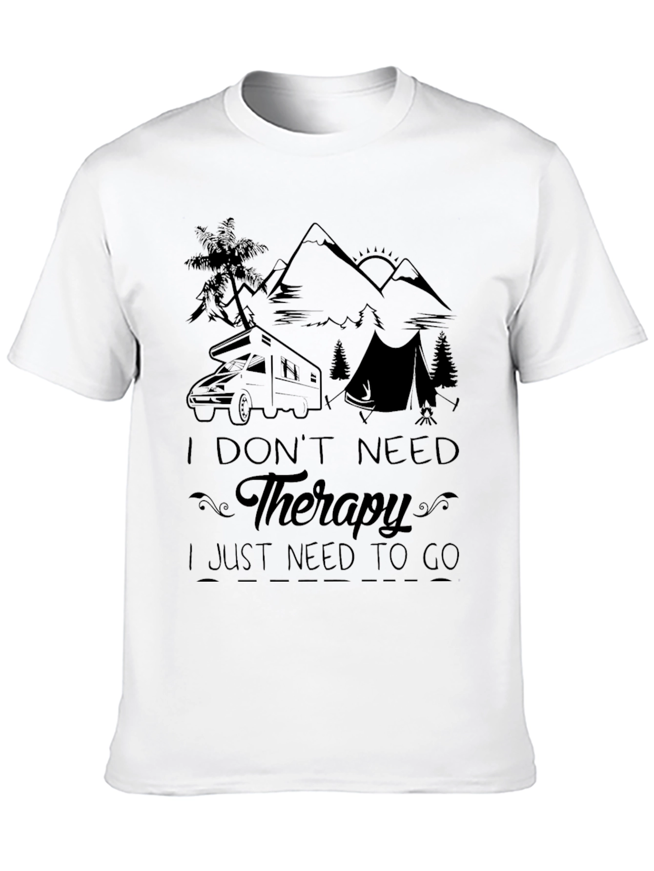Therapy Camping Graphic Tee