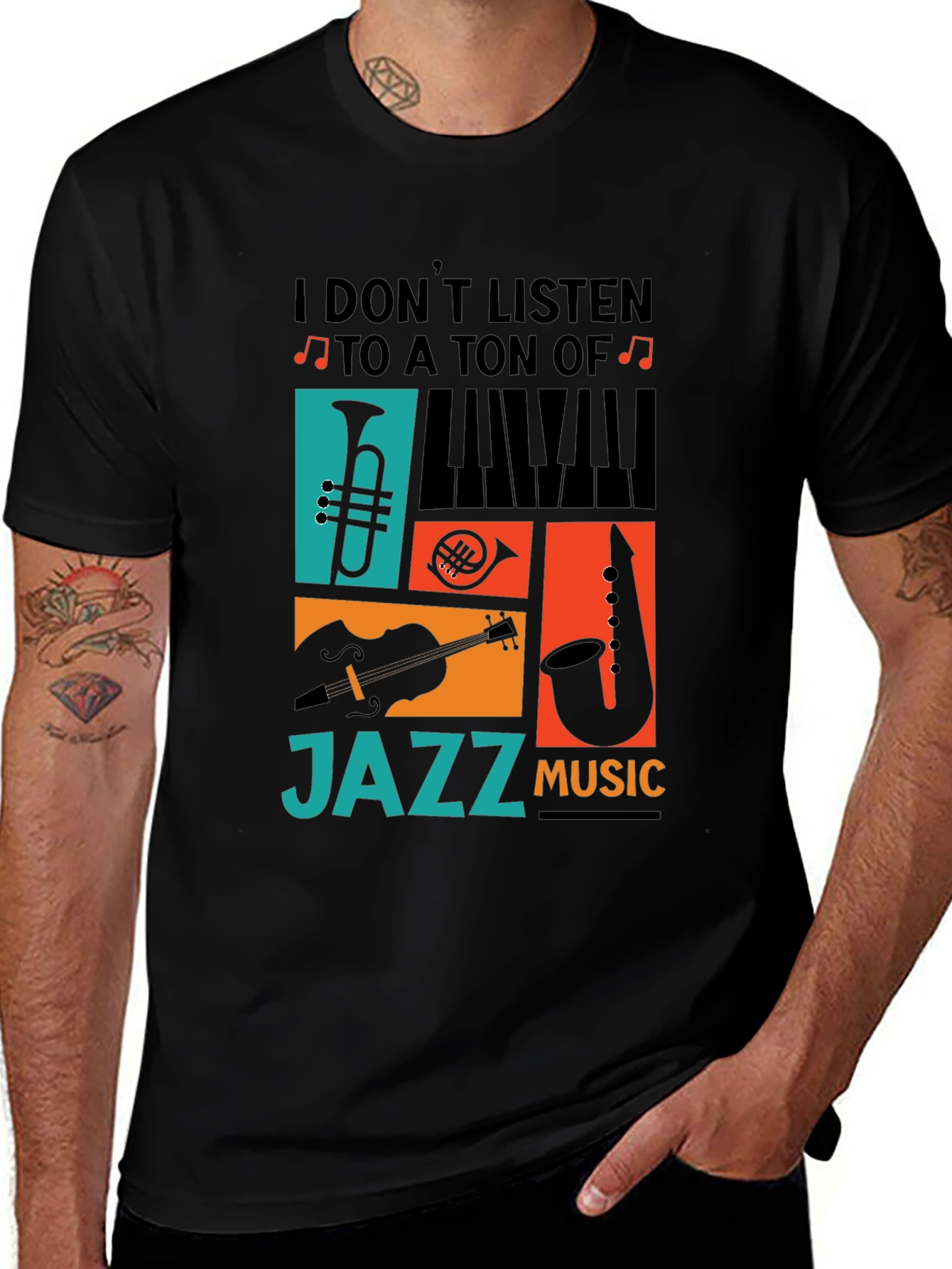 Jazz Music T-Shirt - Musician Apparel
