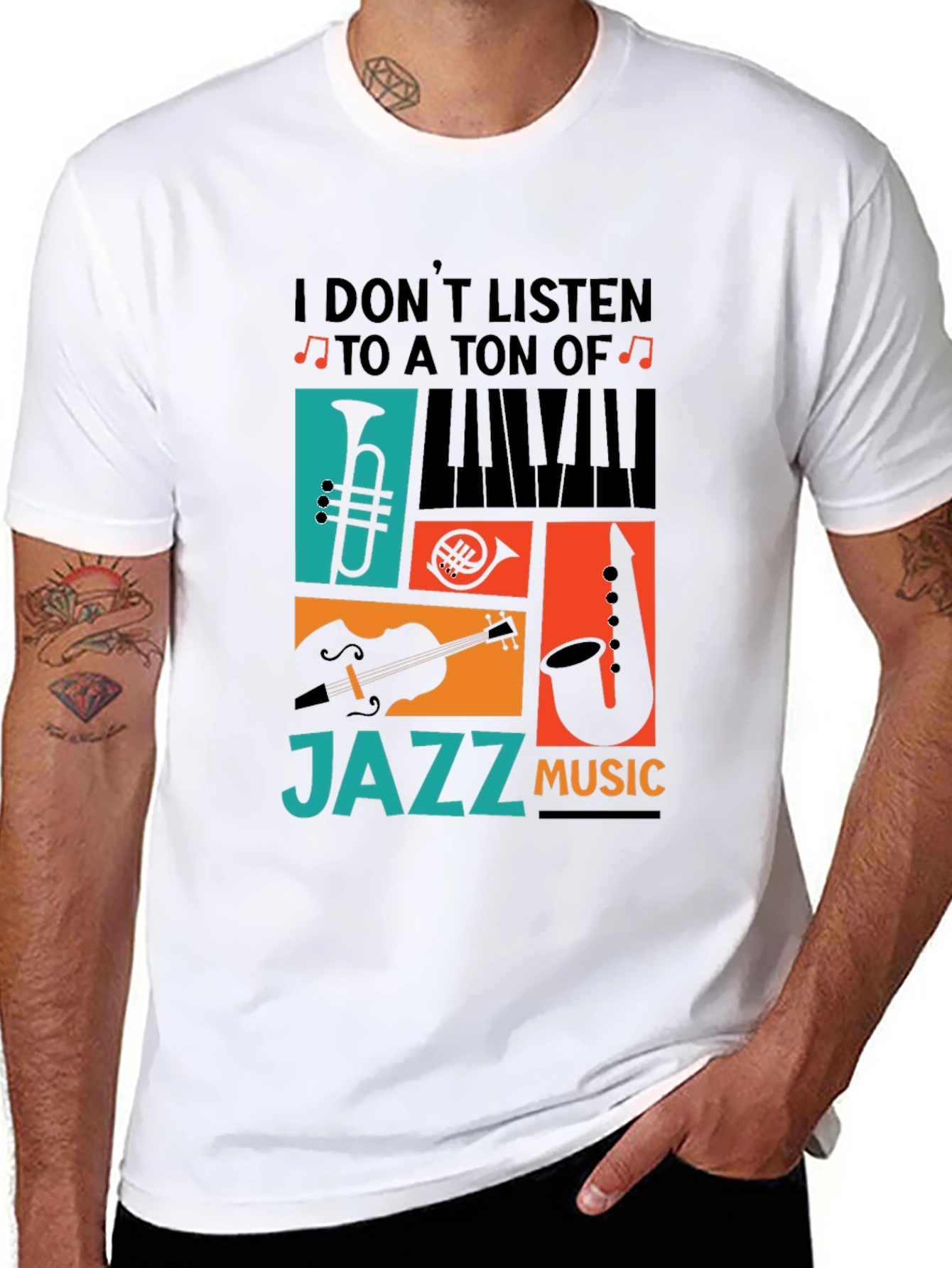 Jazz Music T-Shirt - Musician Apparel