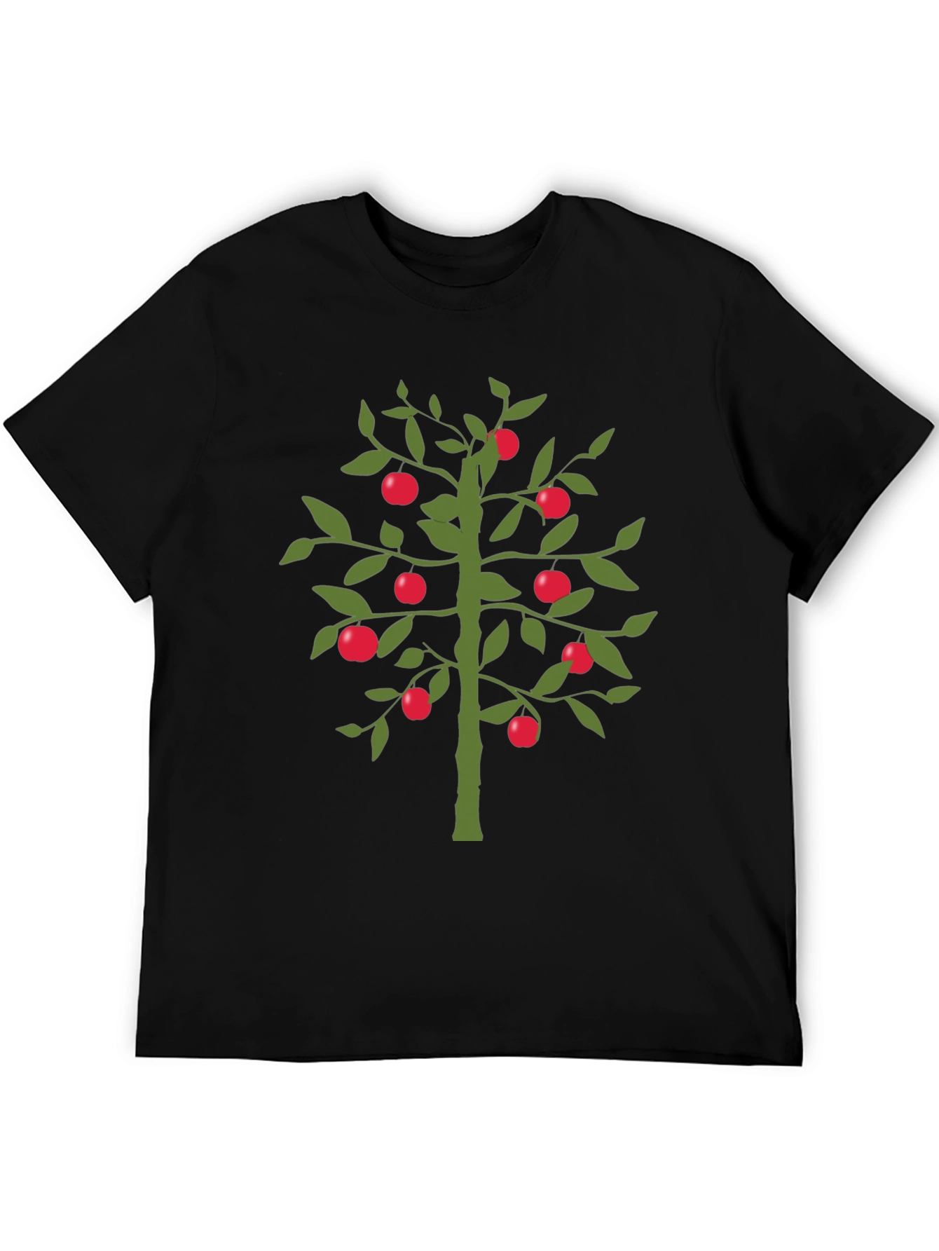 Apple Tree Graphic Tee - Black