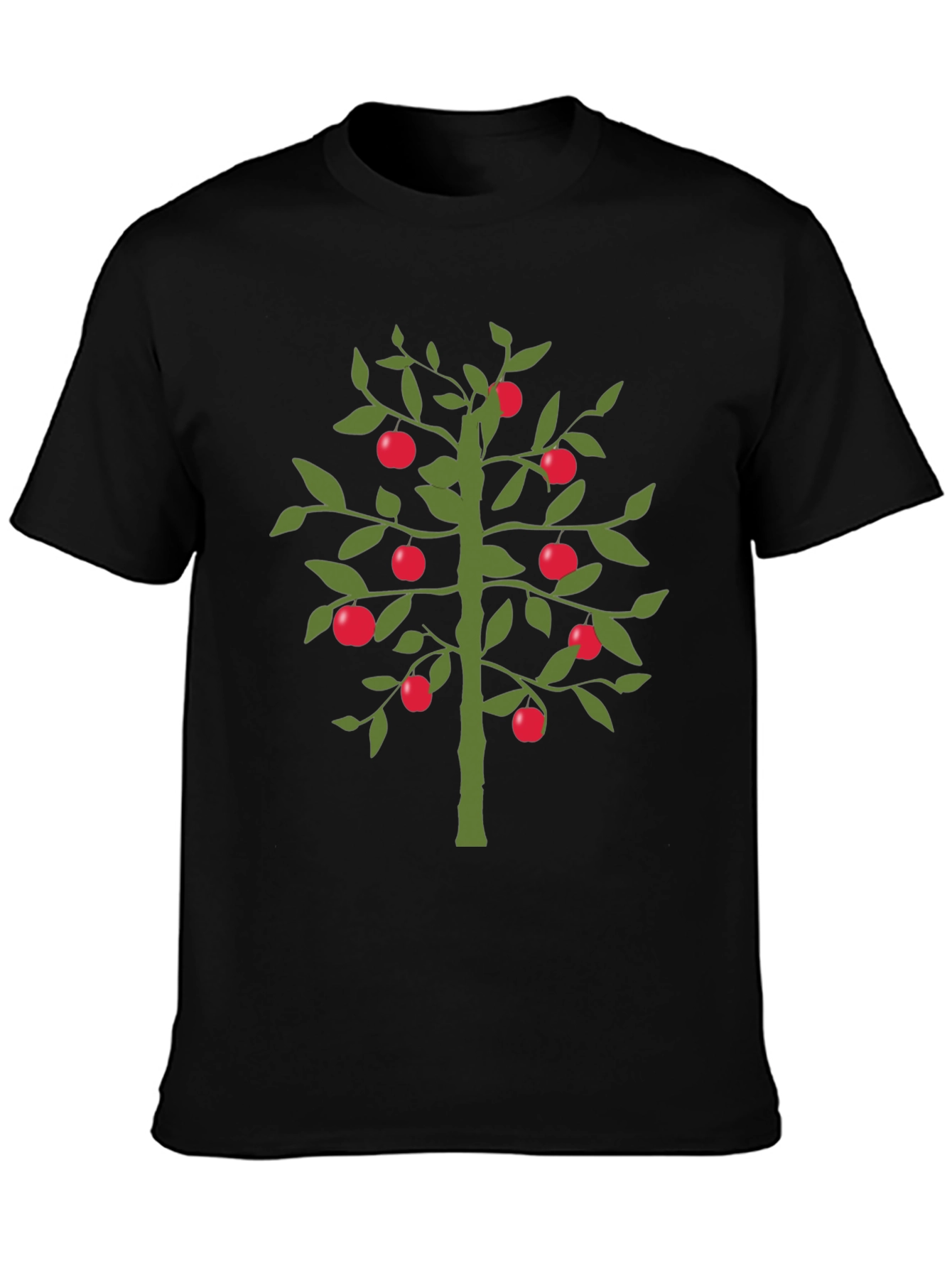 Apple Tree Graphic Tee - Black