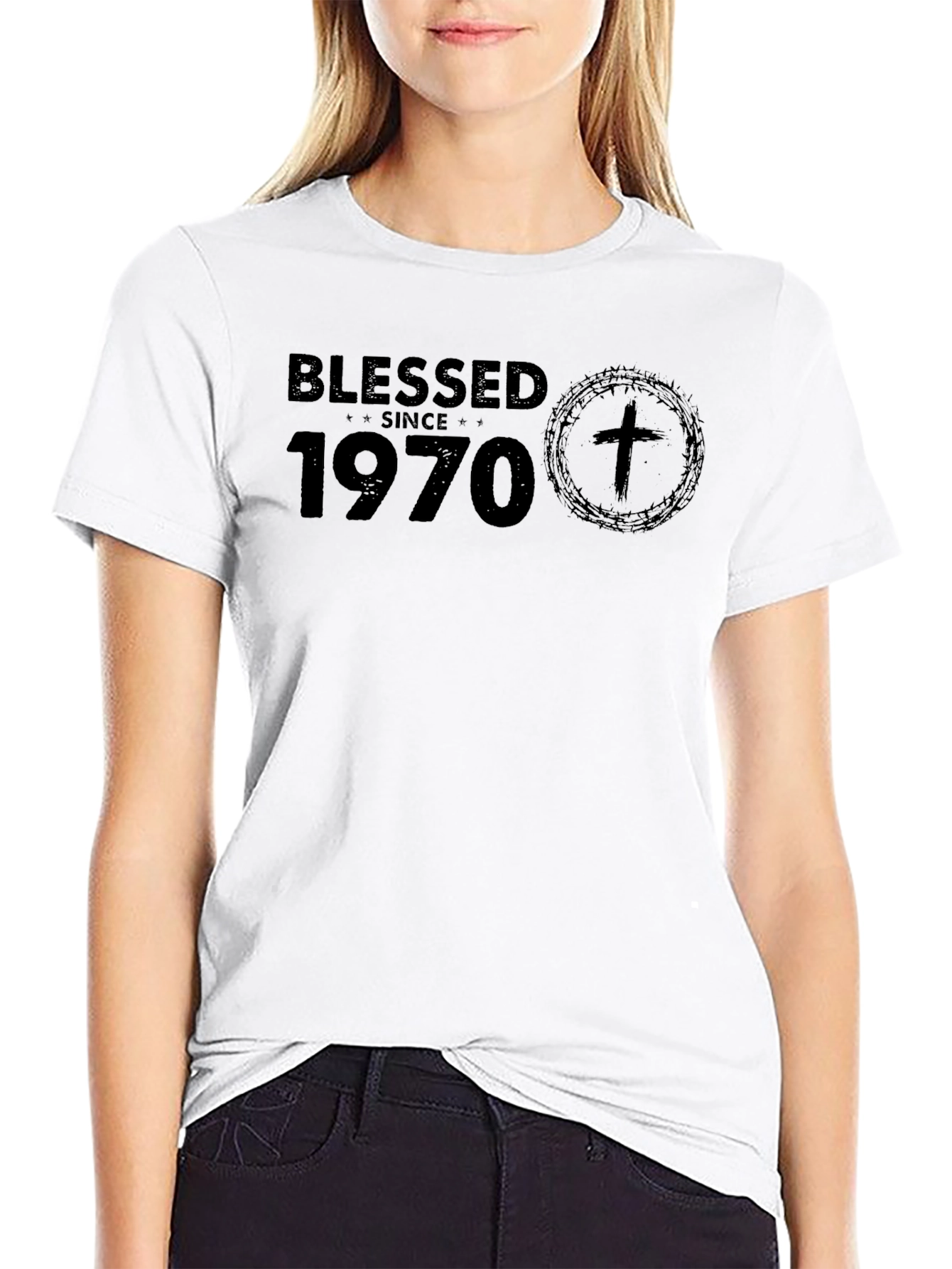 Blessed Since 1970 Graphic Tee