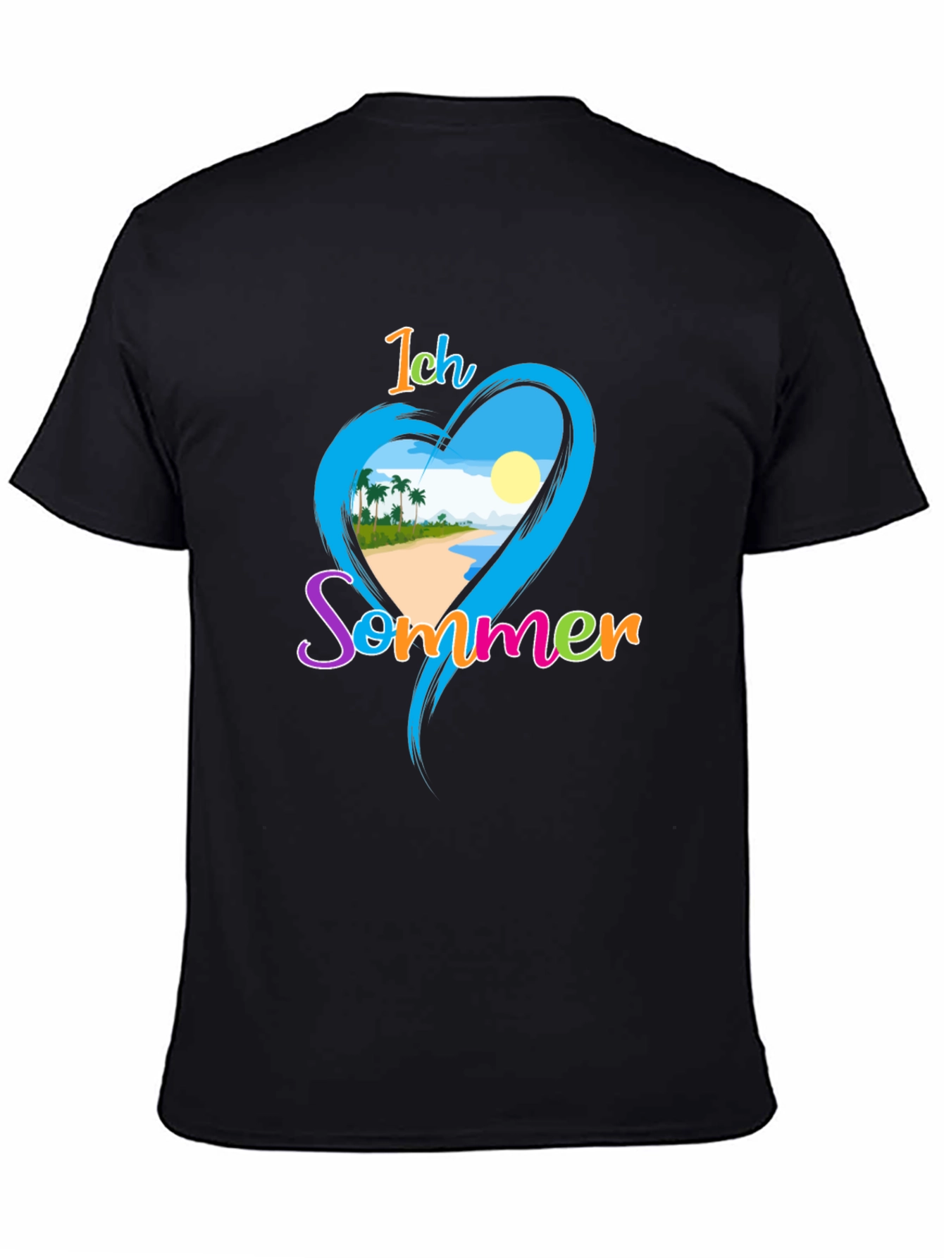 Ich Sommer Beach T-Shirt