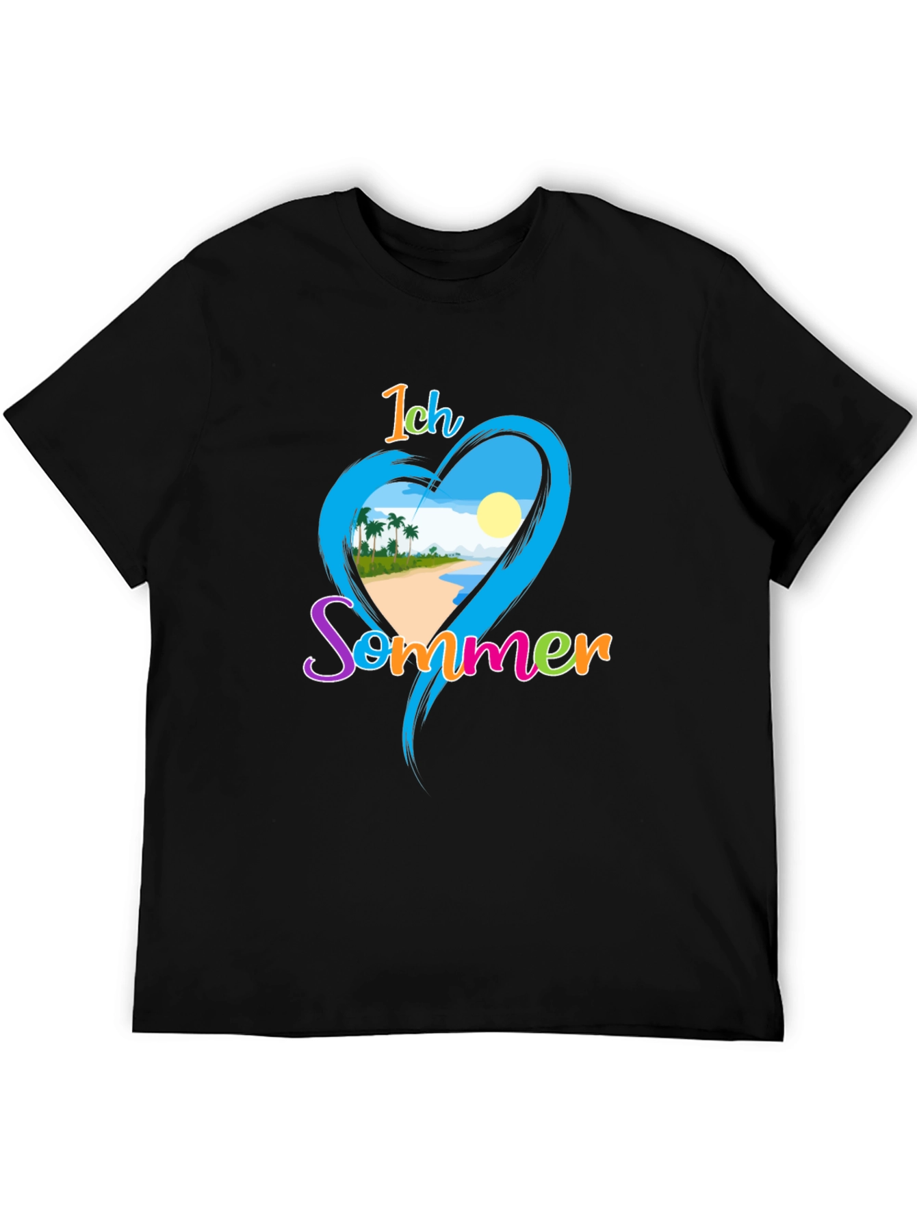 Ich Sommer Beach T-Shirt