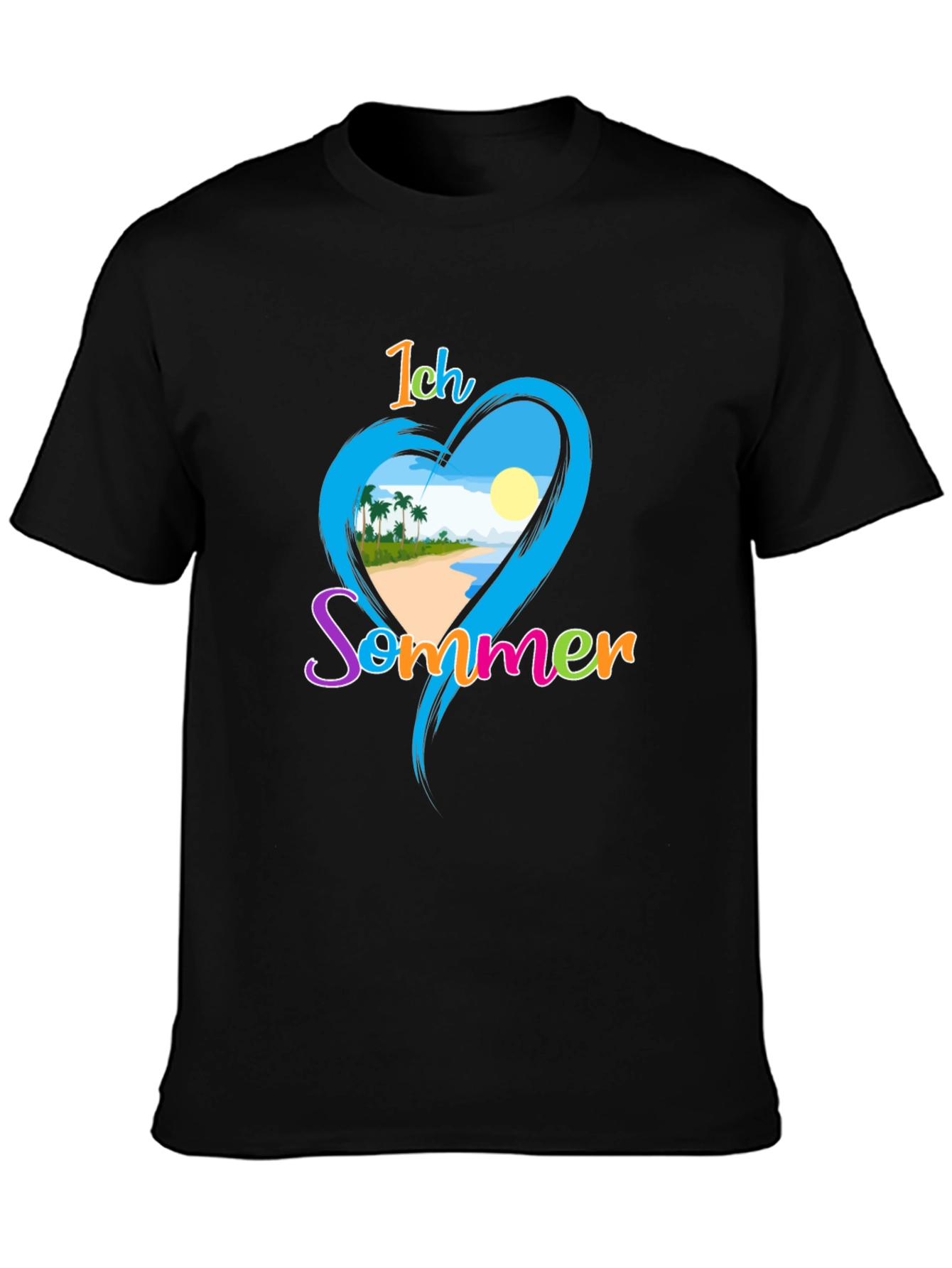 Ich Sommer Beach T-Shirt