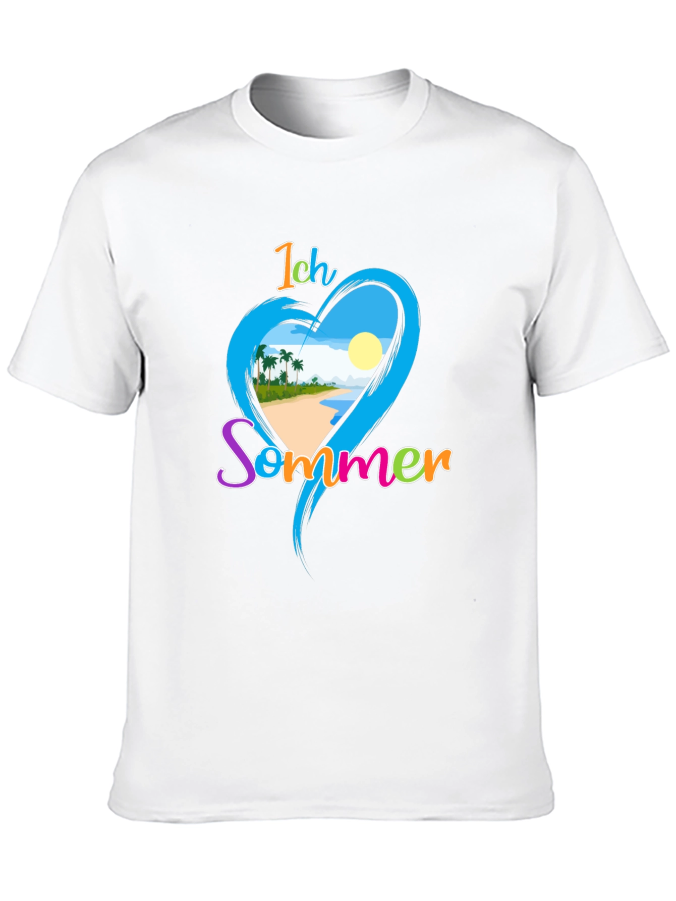 Ich Sommer Beach T-Shirt
