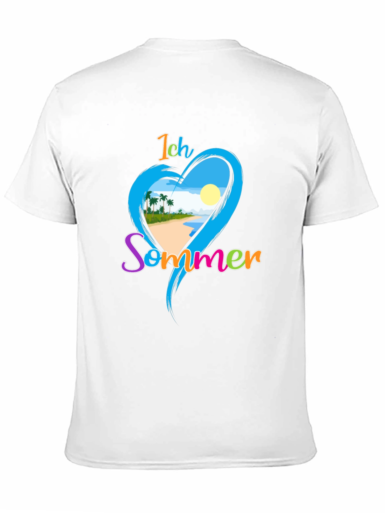 Ich Sommer Beach T-Shirt