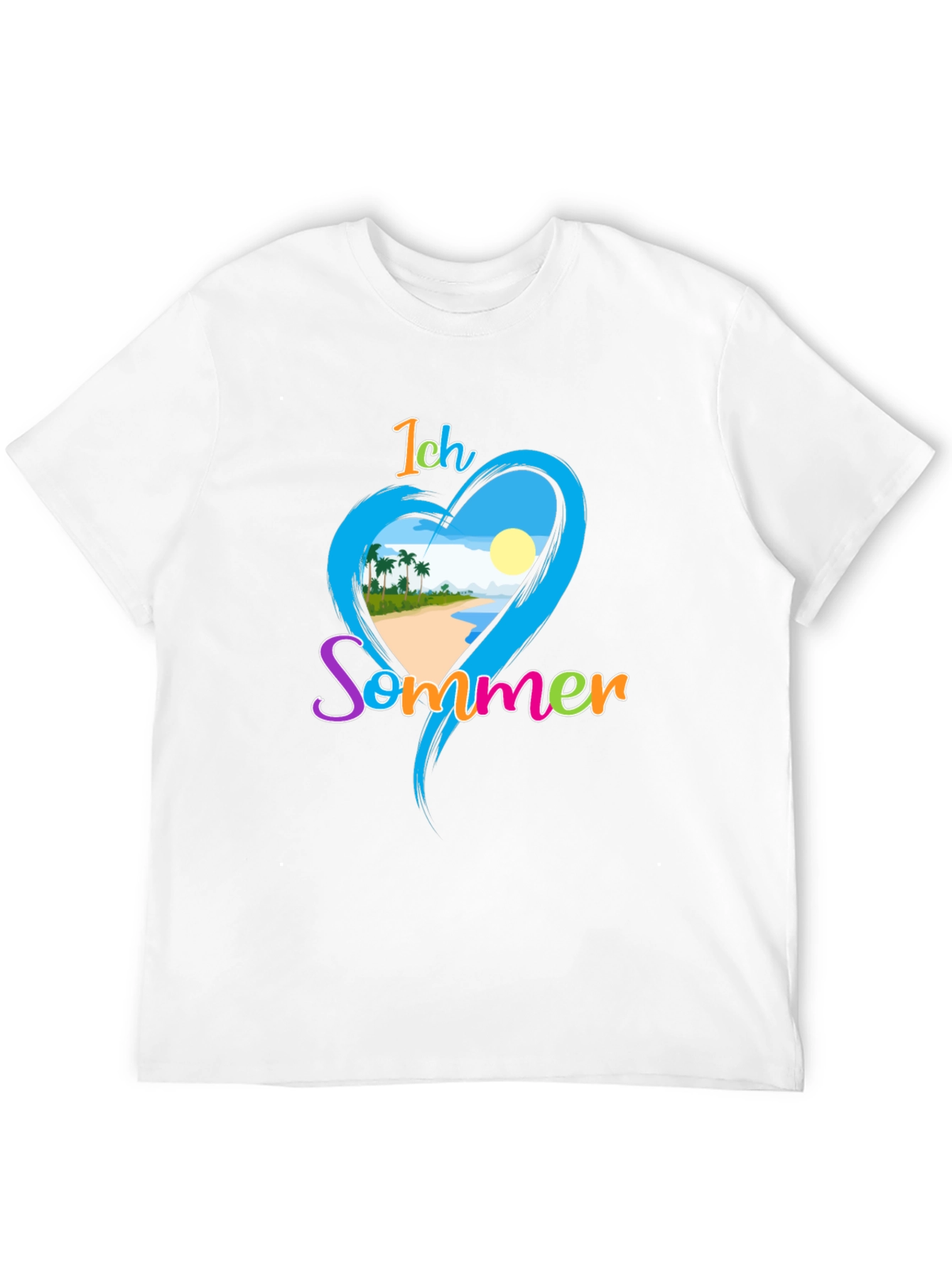 Ich Sommer Beach T-Shirt
