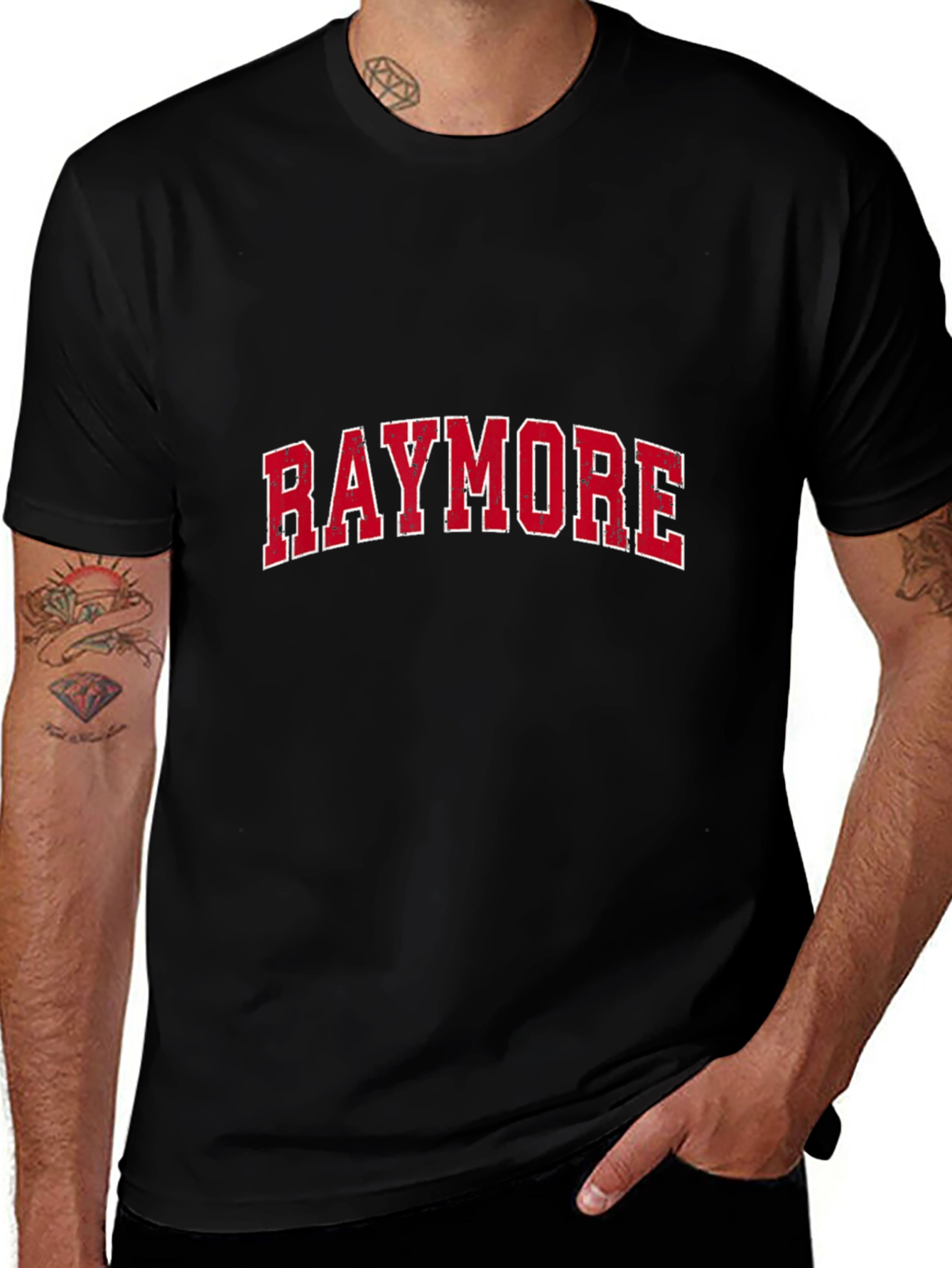Raymore Collegiate Style Black T-Shirt
