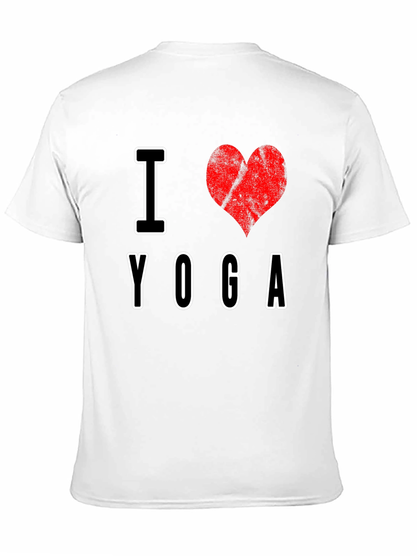 I Heart Yoga Black T-Shirt