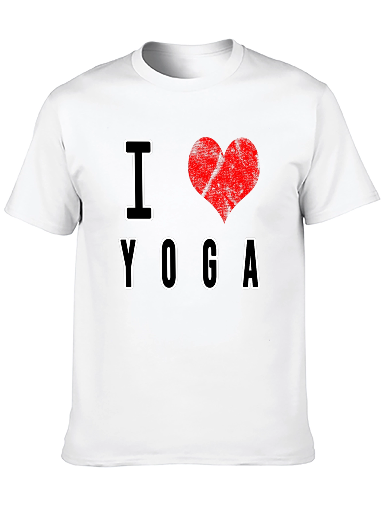 I Heart Yoga Black T-Shirt