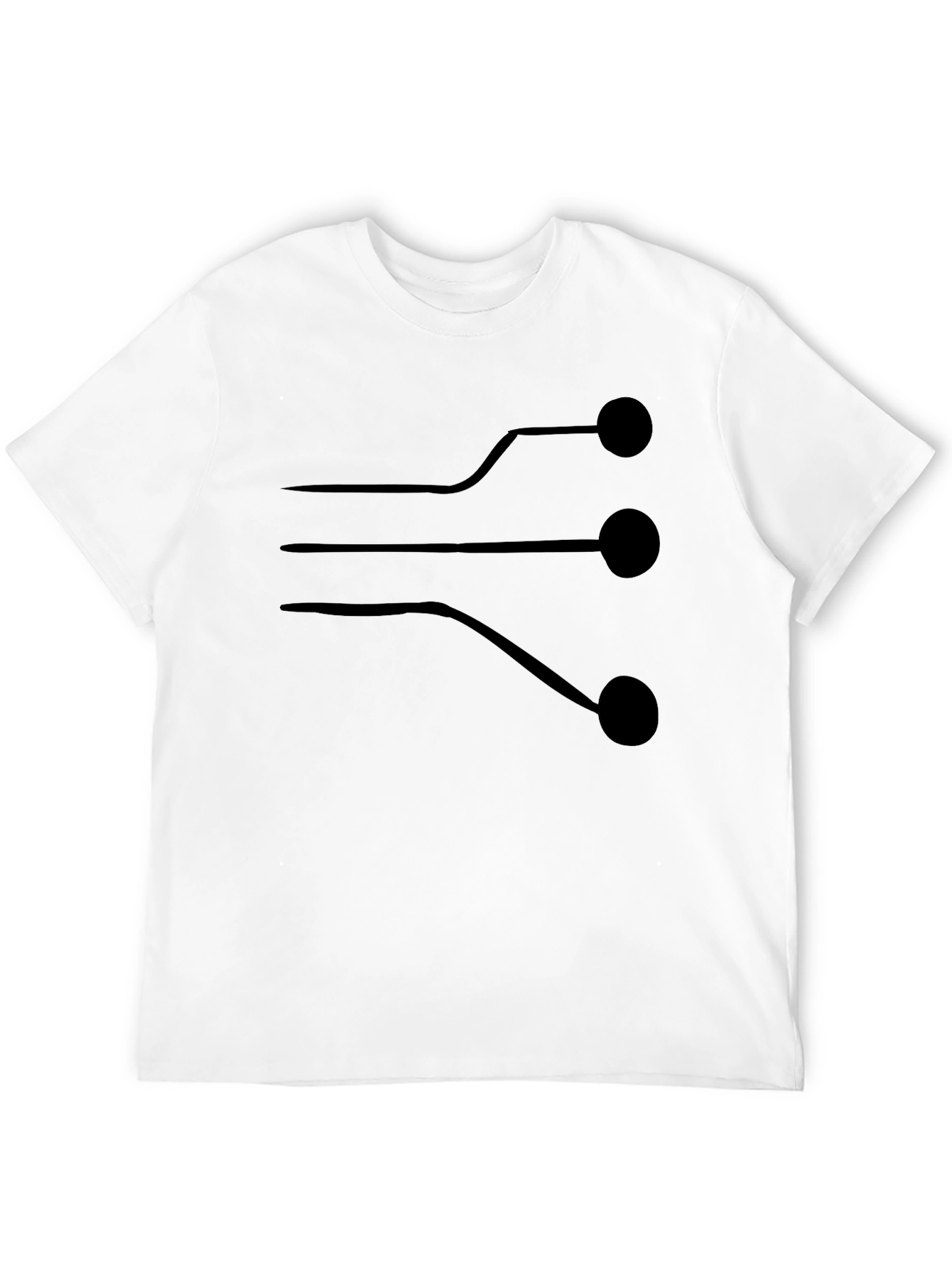 Circuit Board Graphic Tee - Black