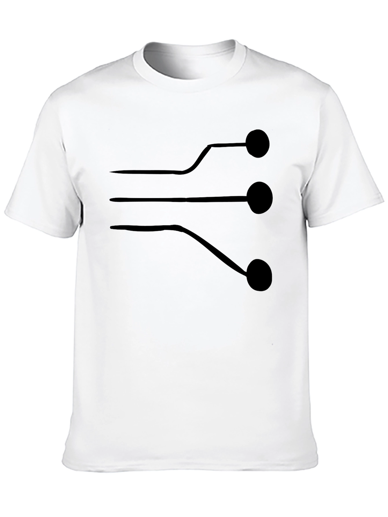Circuit Board Graphic Tee - Black