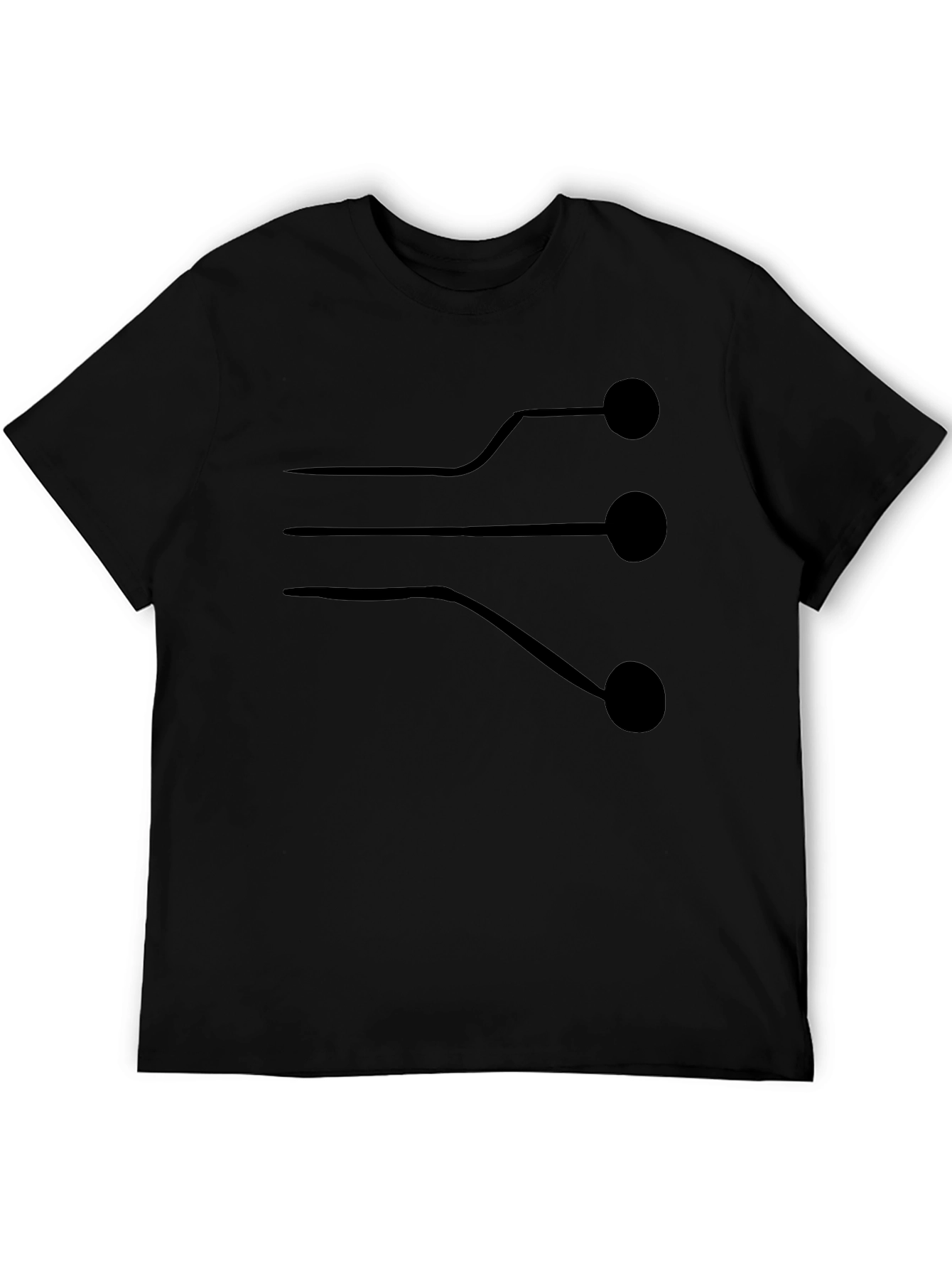 Circuit Board Graphic Tee - Black