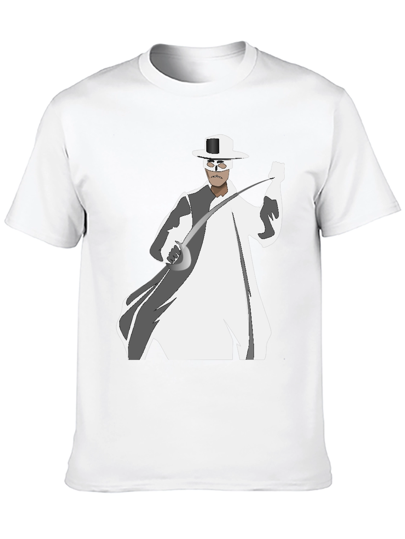 Zorro Graphic T-Shirt - Black Crew Neck Tee