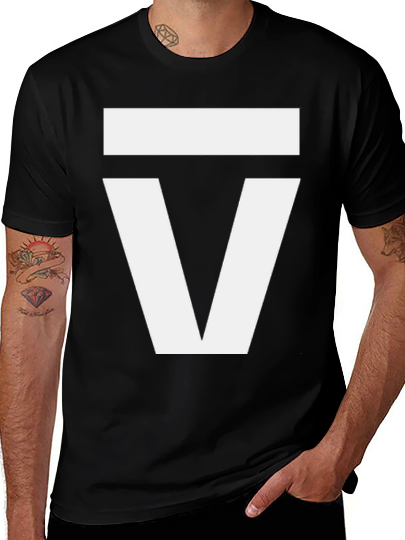 Minimalist Logo T-Shirt - Black