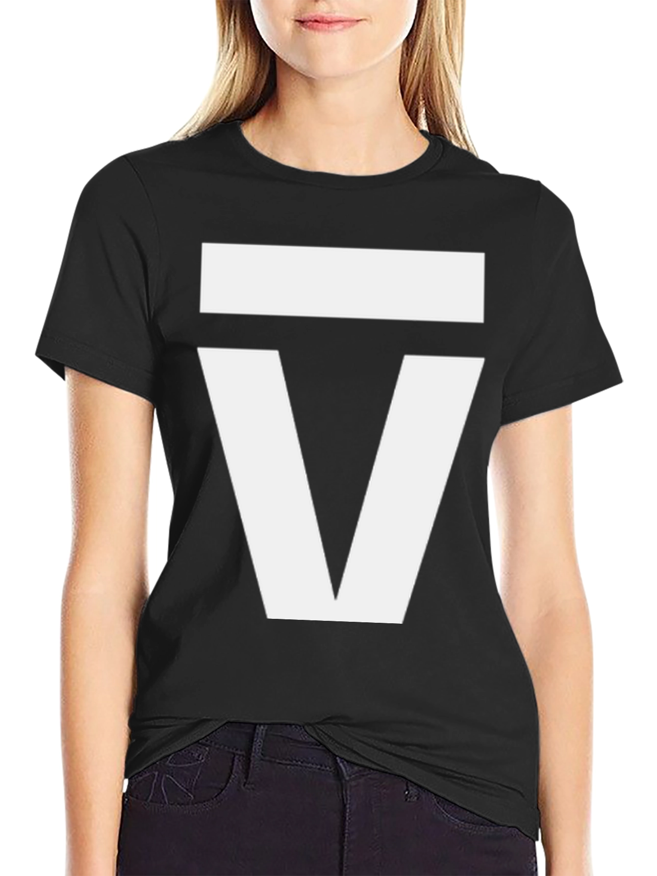 Minimalist Logo T-Shirt - Black