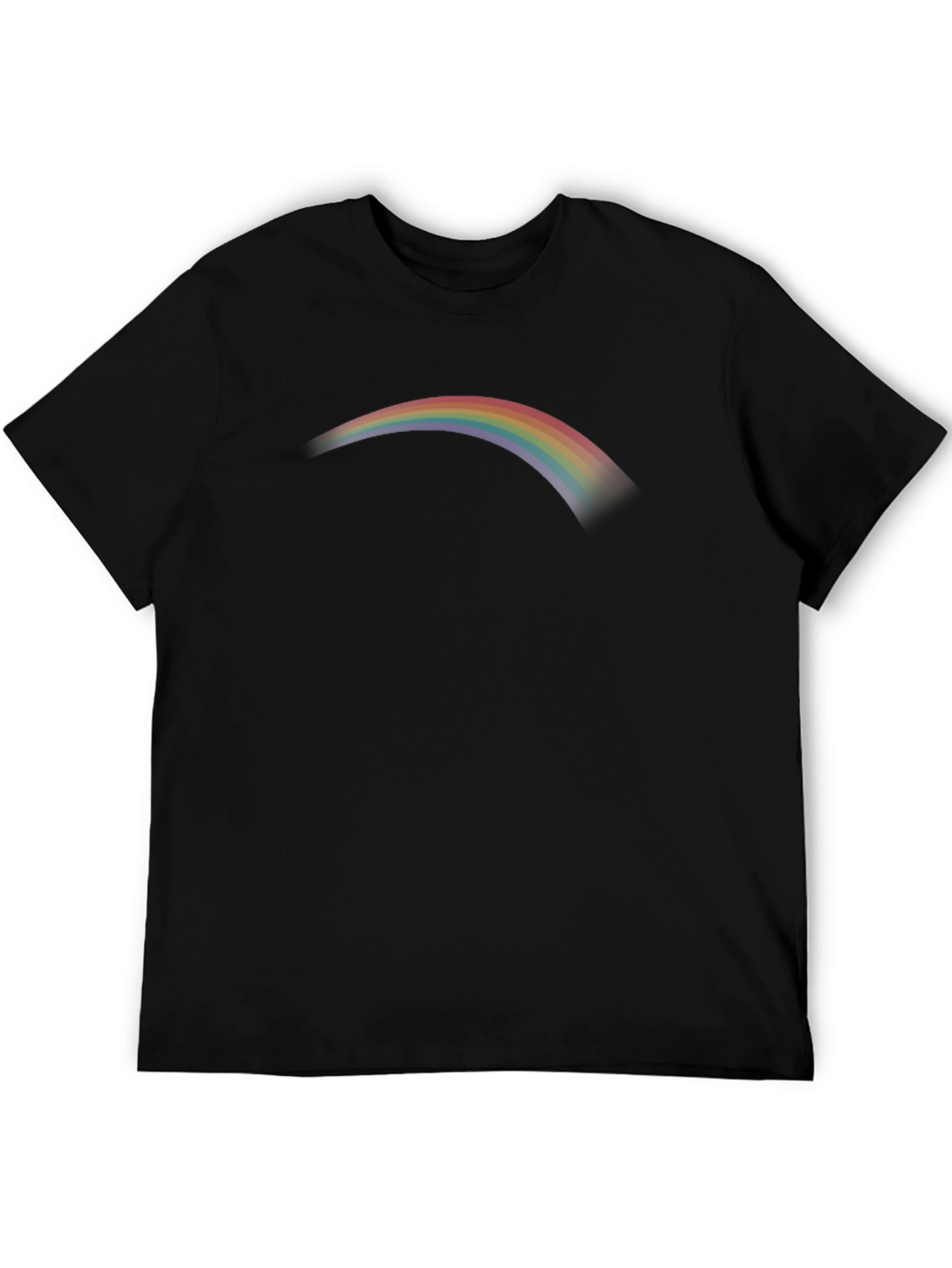 Rainbow Arc Graphic Tee - Classic Black