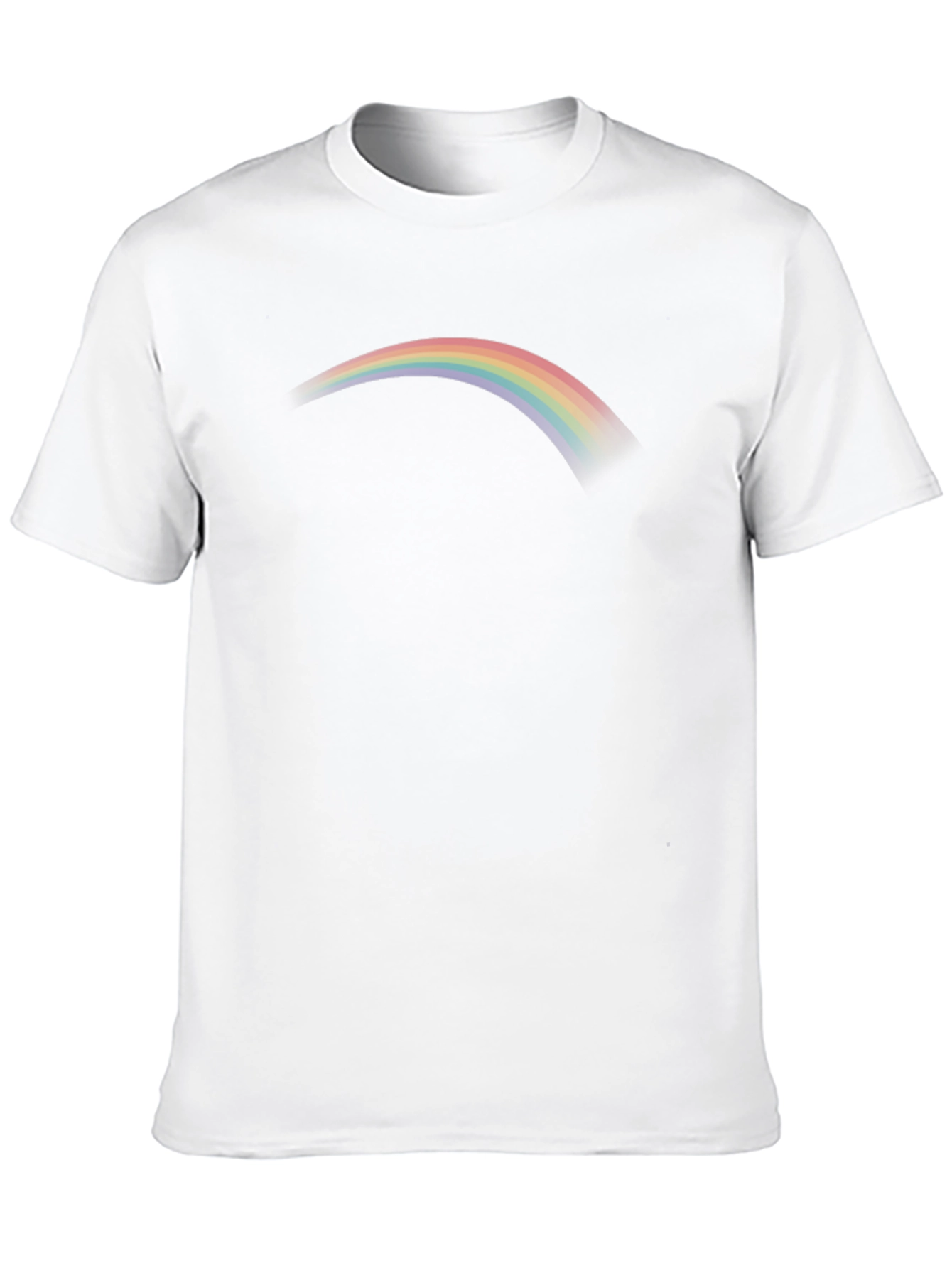 Rainbow Arc Graphic Tee - Classic Black