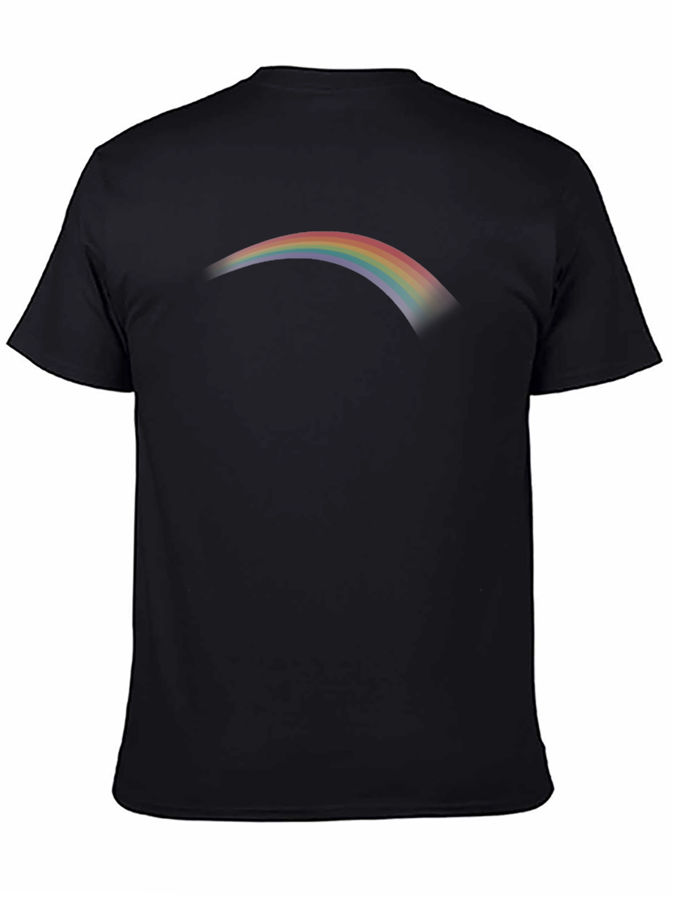 Rainbow Arc Graphic Tee - Classic Black