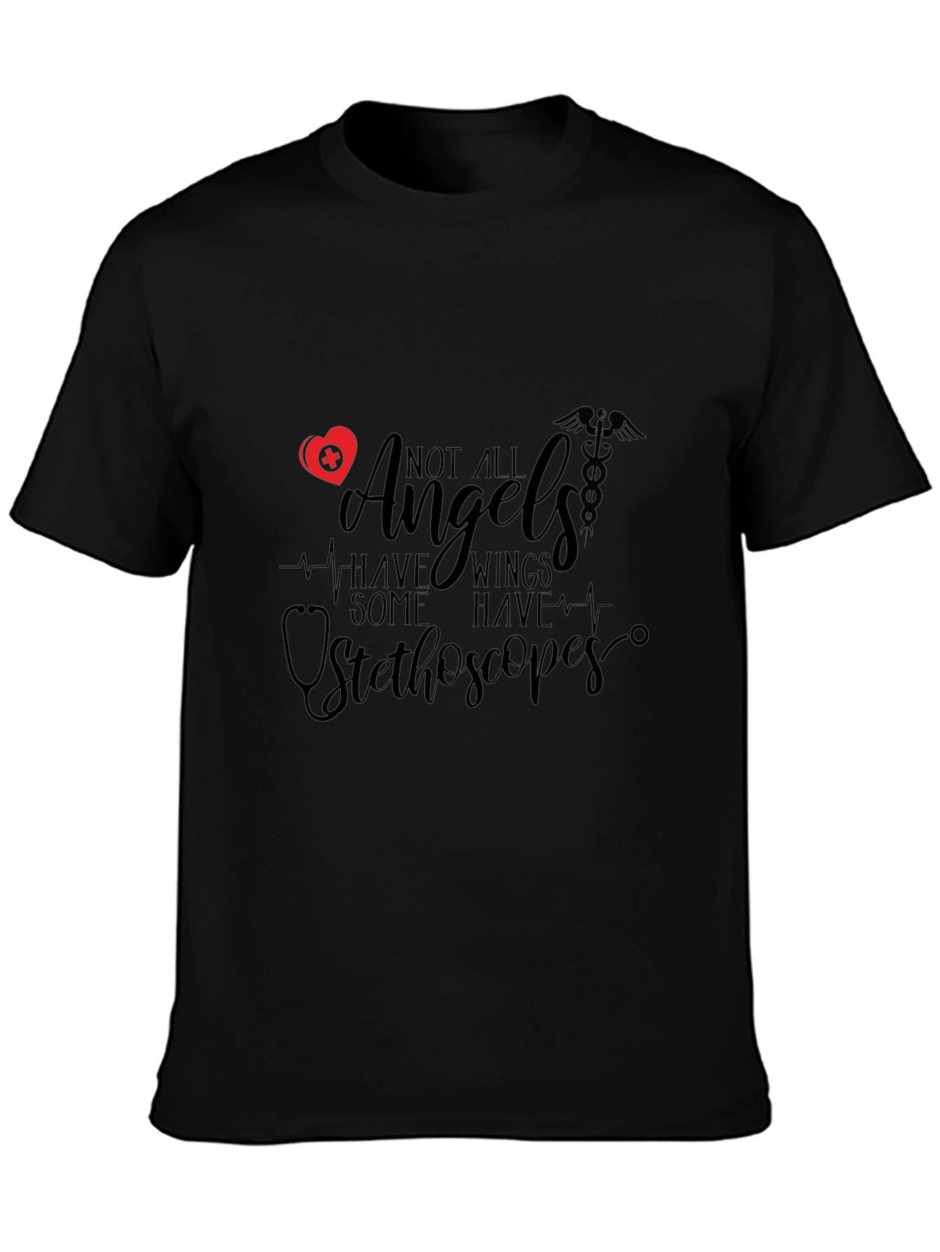 Nurse Angels Stethoscope T-Shirt