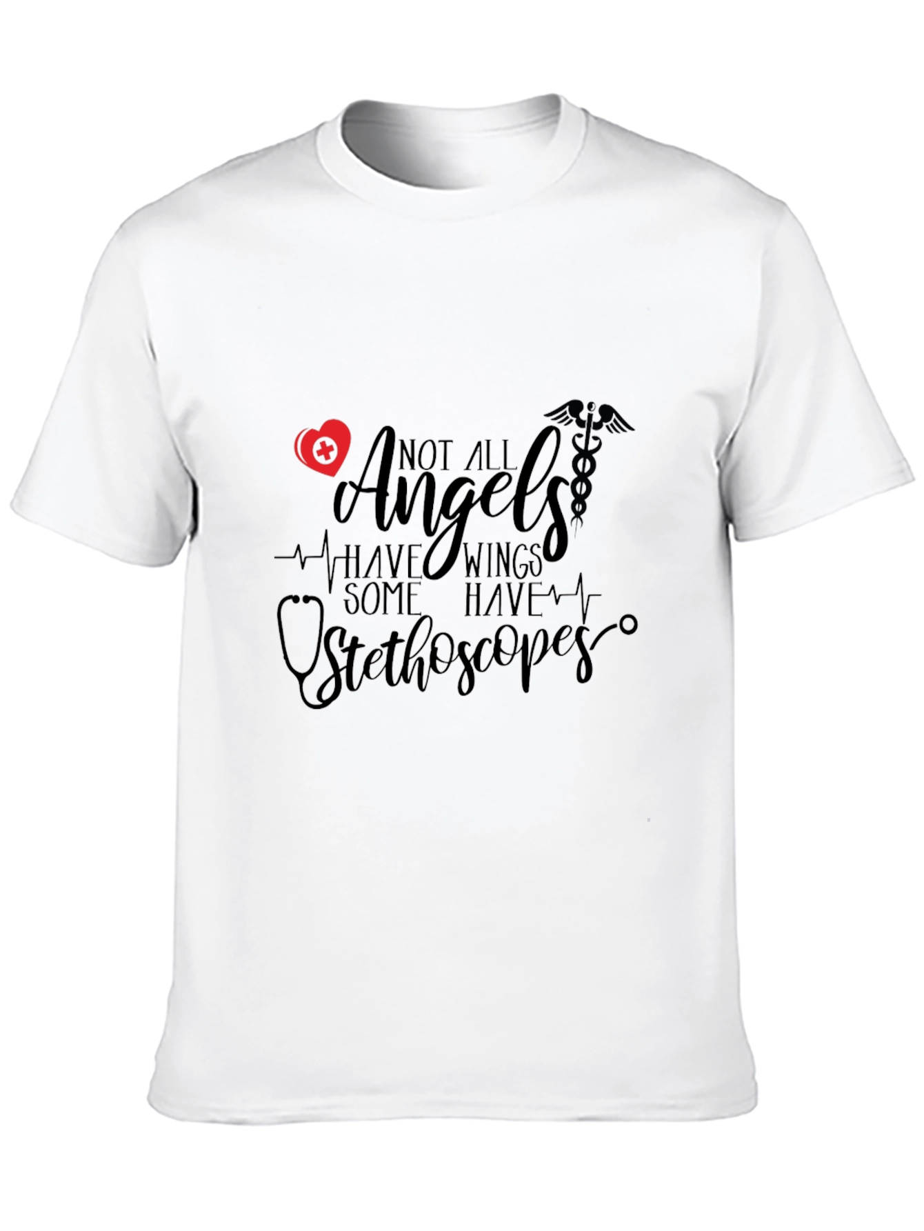 Nurse Angels Stethoscope T-Shirt
